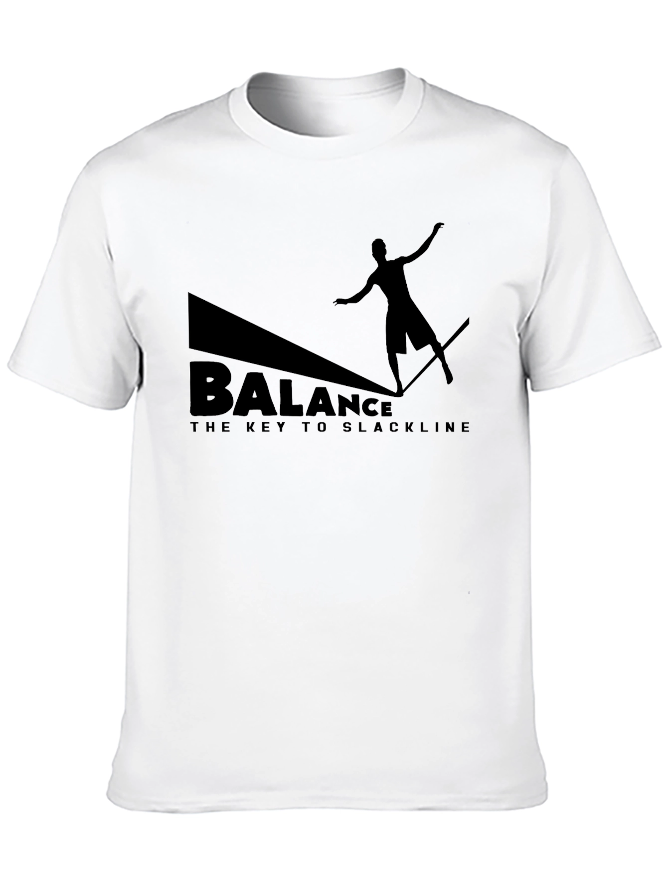 Black Balance Slackline Graphic Tee - Black view 10
