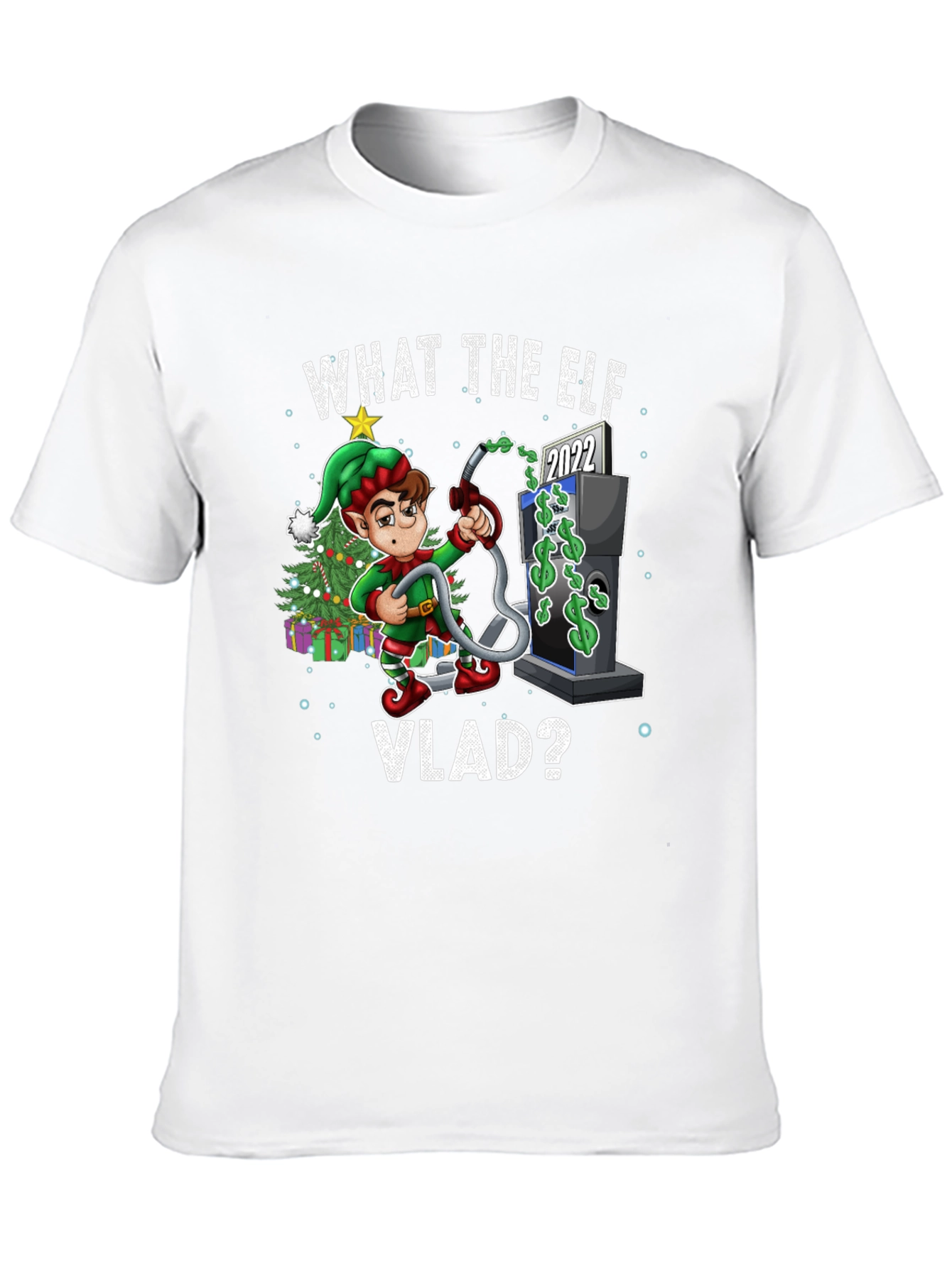 Black What the Elf VLAD T-Shirt view 10