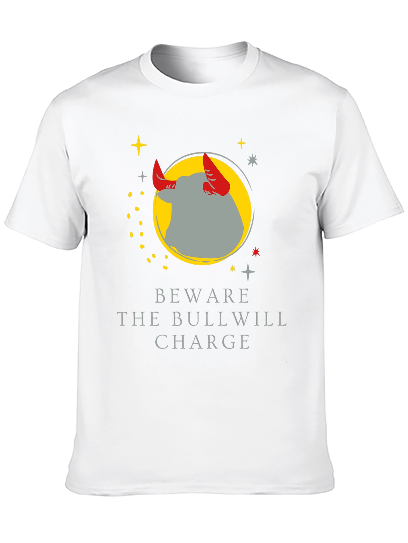 Black Beware the Bullwill Charge Graphic Tee view 10