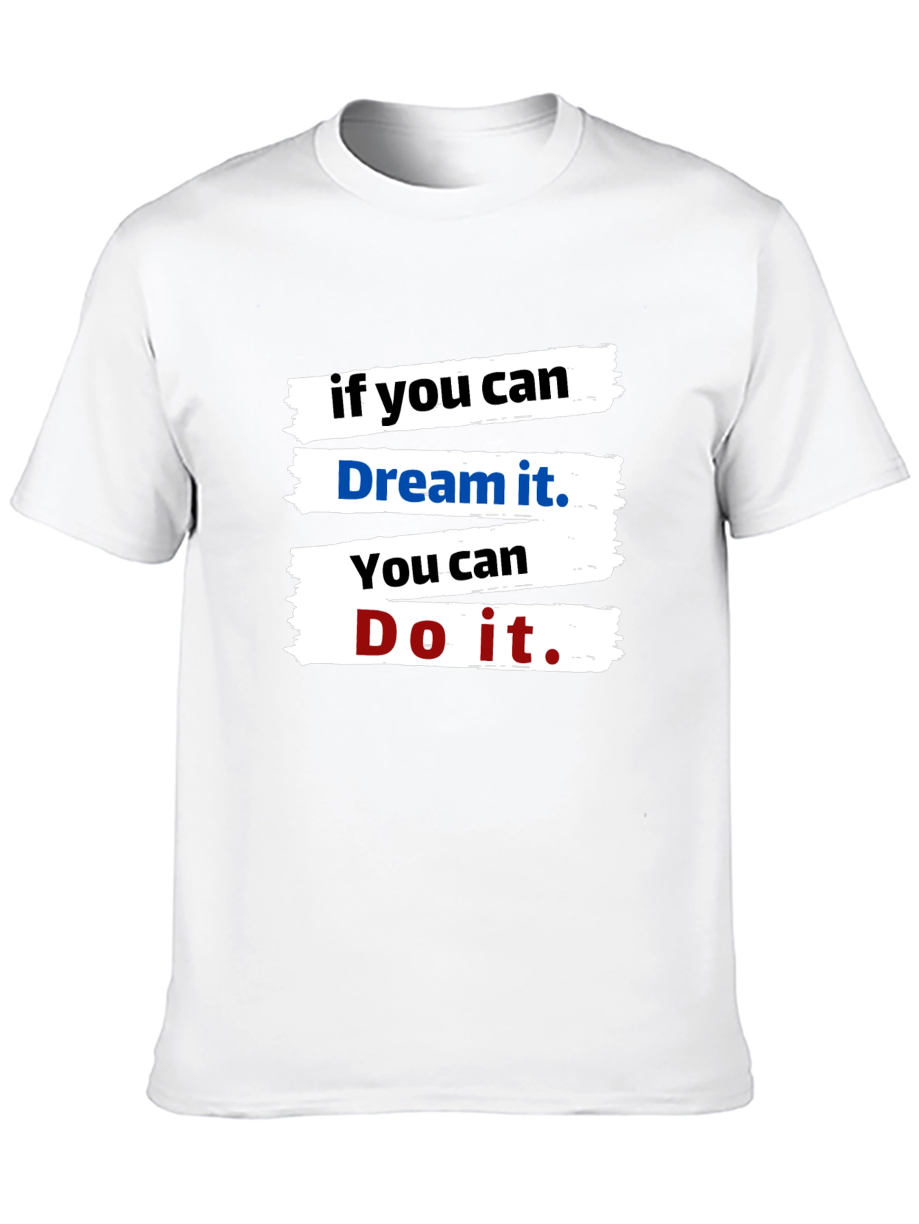 Black Dream It Do It Motivational T-Shirt view 10