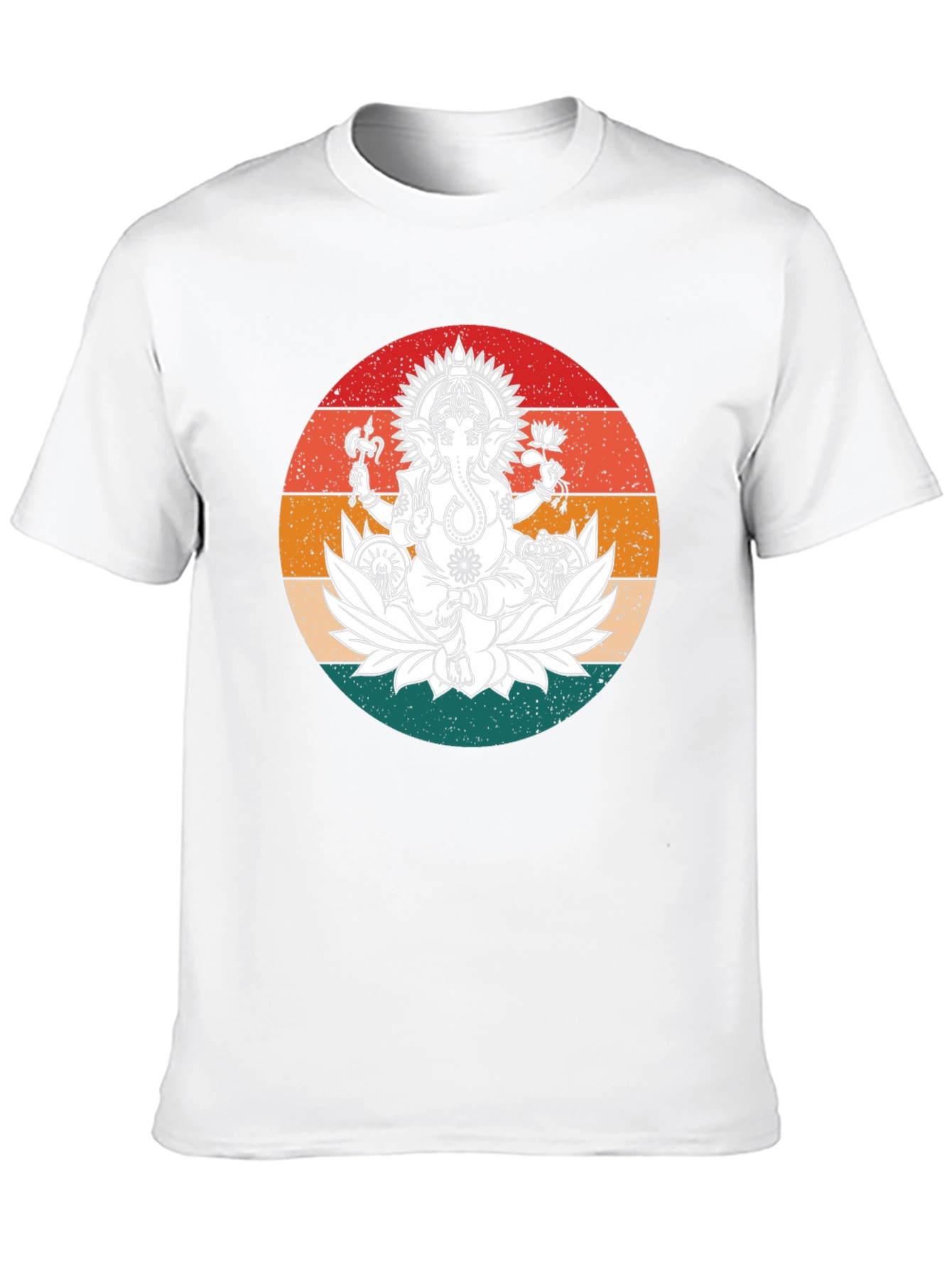 Ganesh Lotus Graphic Tee - 10