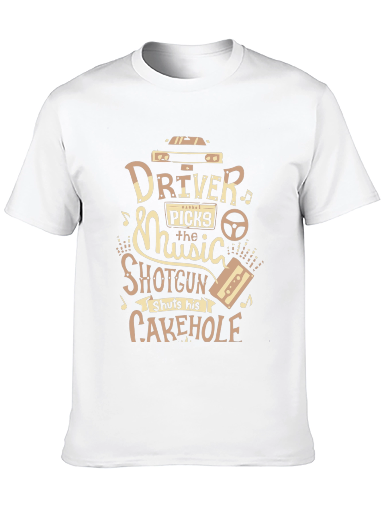 Black Driver Picks the Music T-Shirt view 10