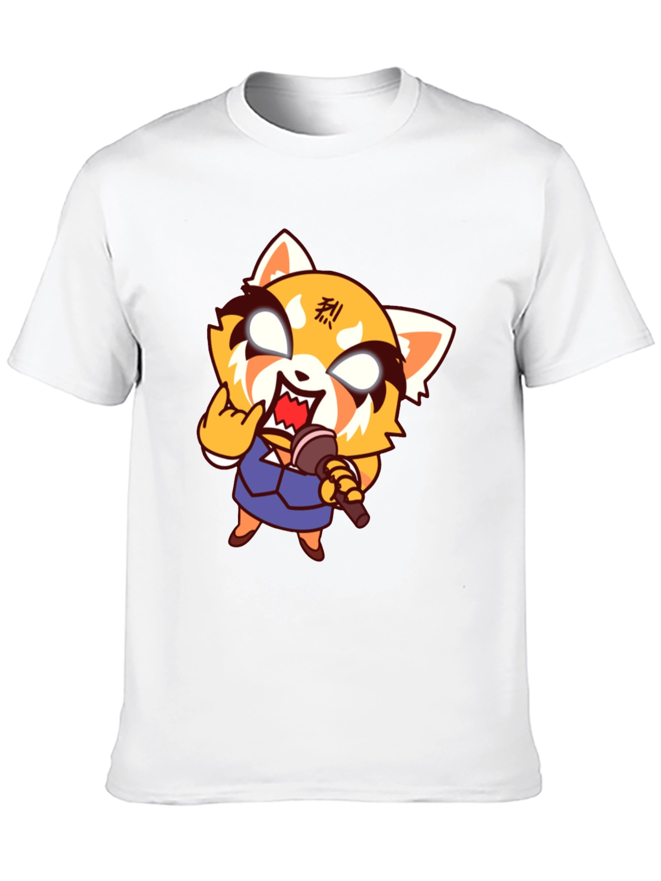Aggretsuko Rage T-Shirt - Metal Red Panda - 10