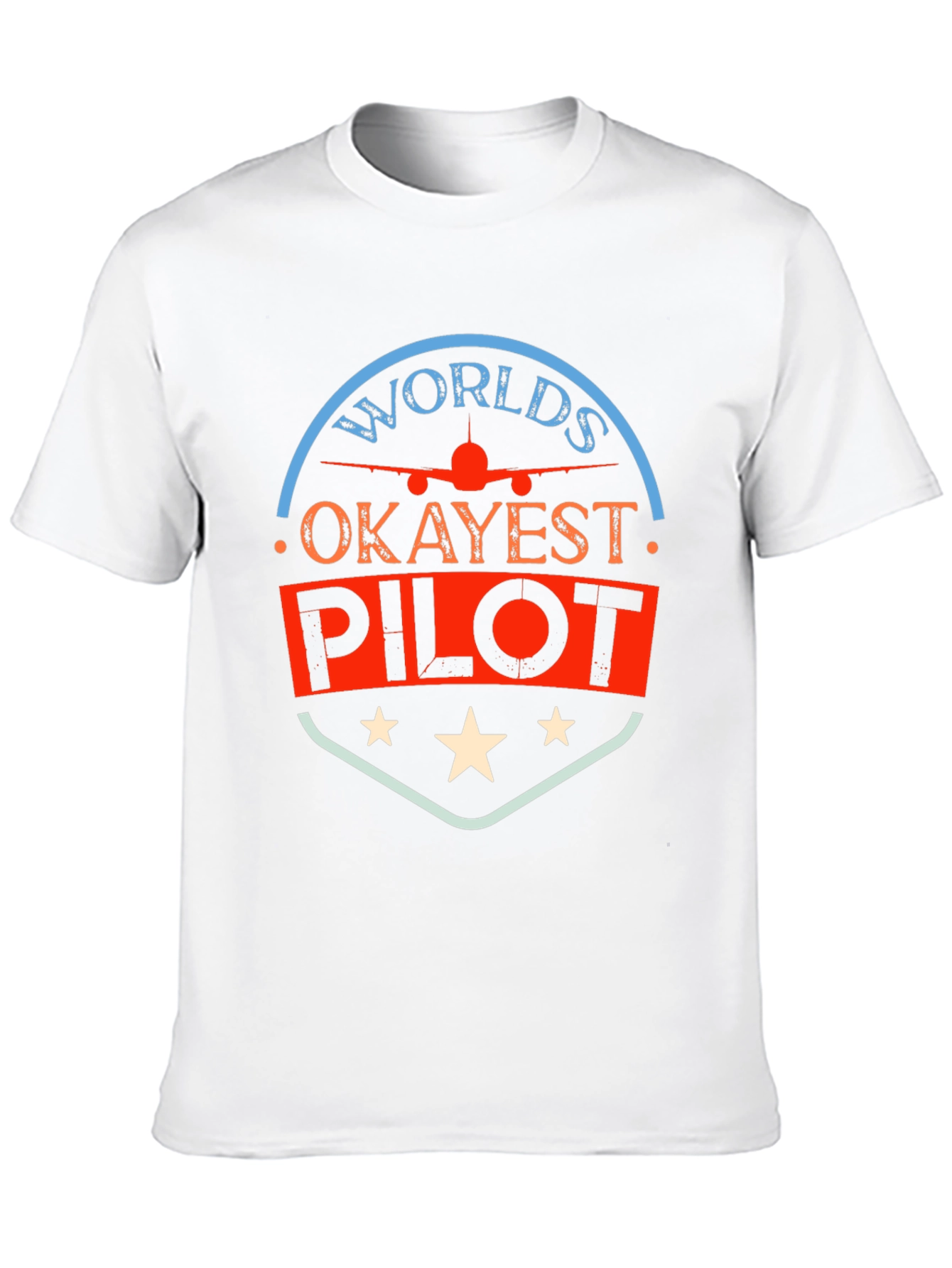World's Okayest Pilot T-Shirt - Funny Aviation Tee - 10