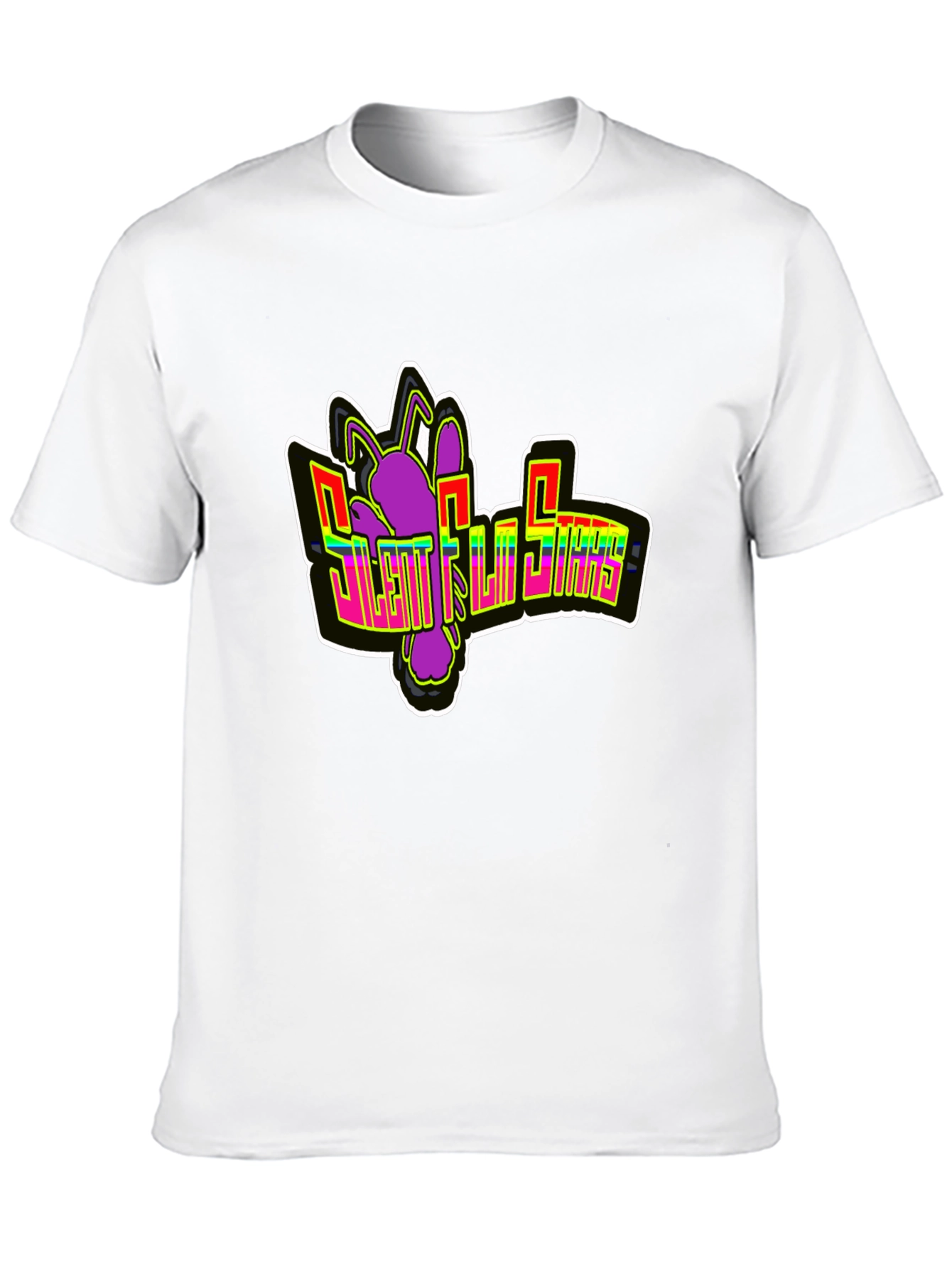 Black Silent Ls In Jihads Graphic Tee - Bold Black T-Shirt view 10