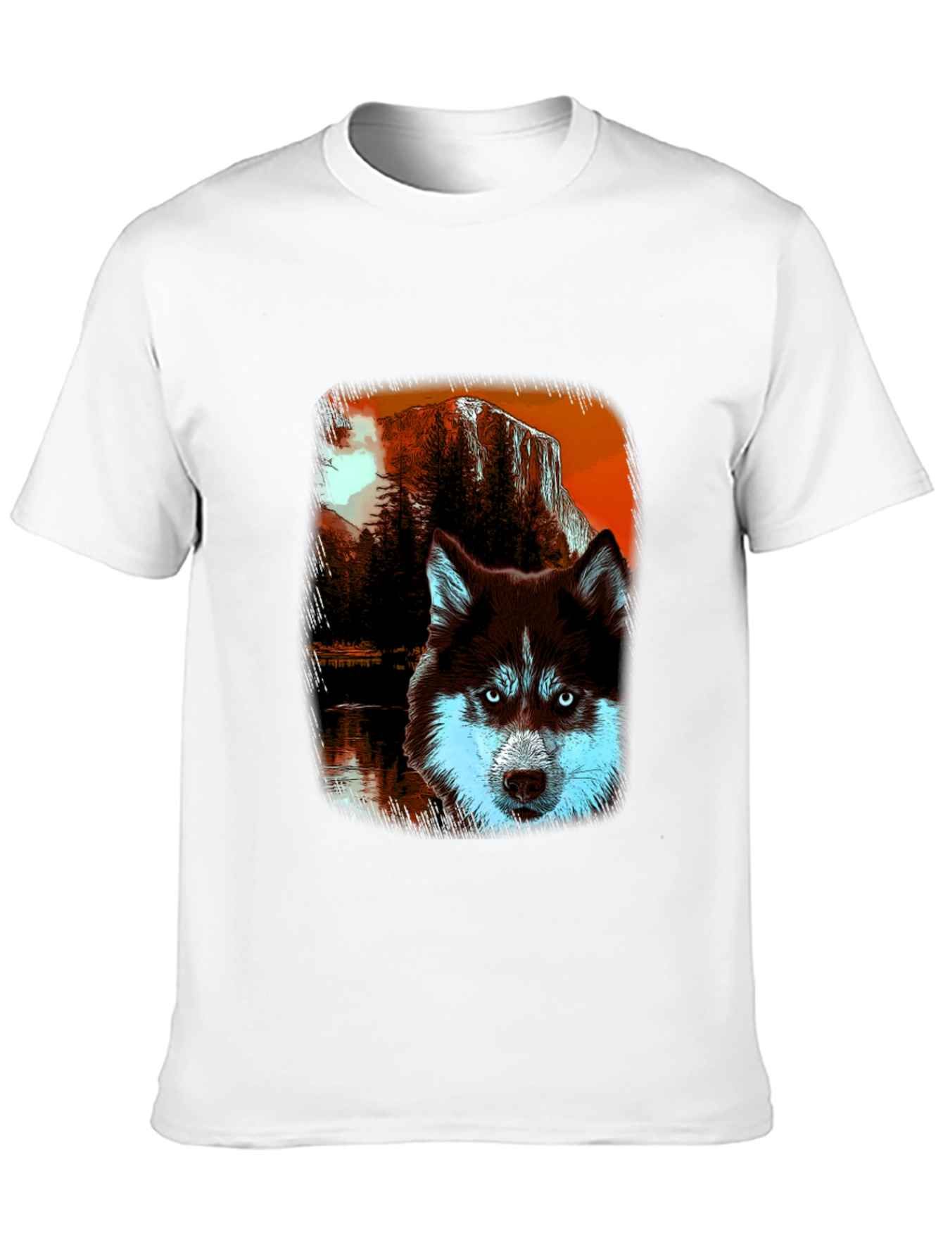 Black Husky Wilderness Graphic Tee - Black Cotton Blend view 10