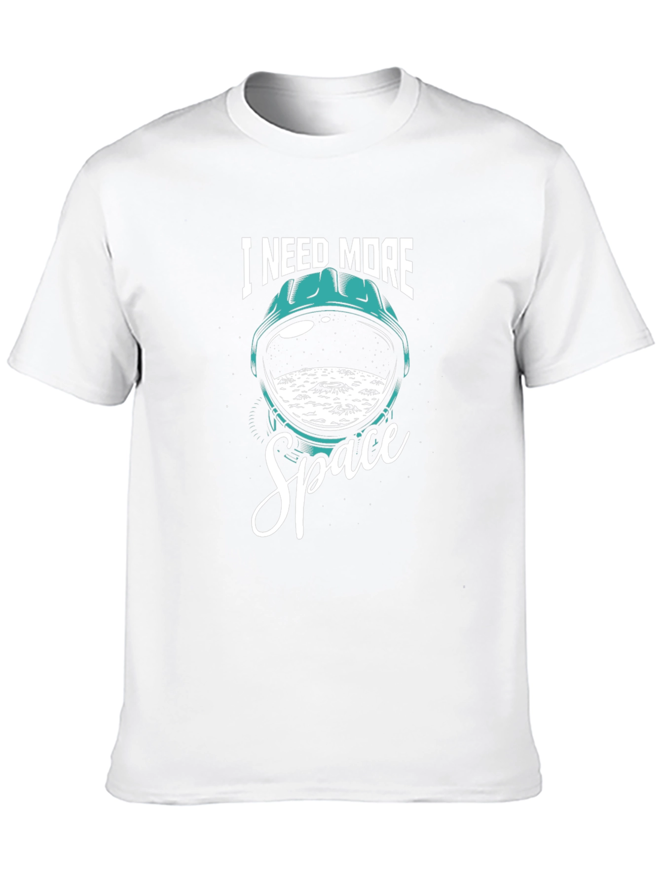 Black I Need More Space T-Shirt view 10