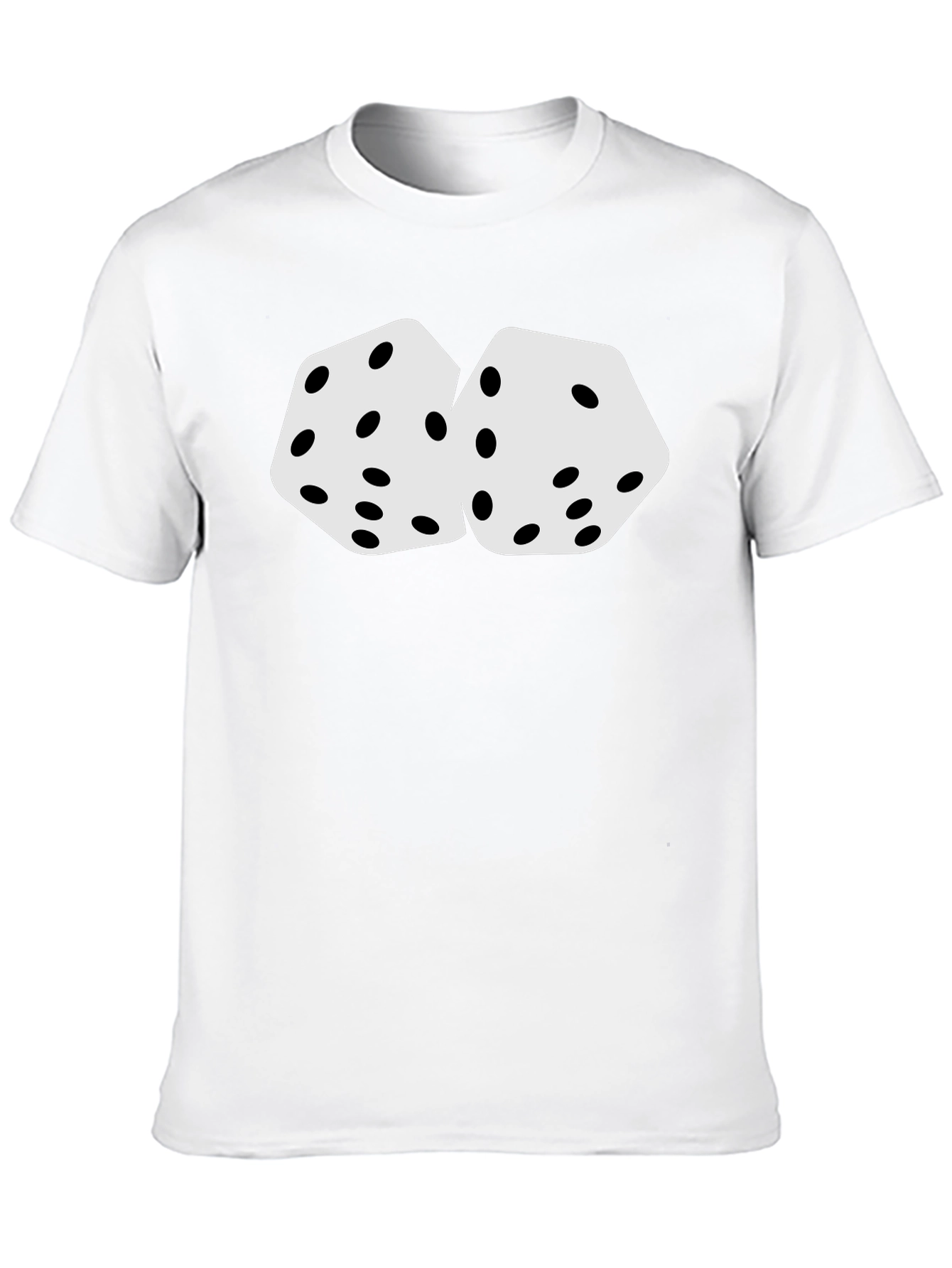 Black Dice Graphic Tee - Luck & Style Combined view 10