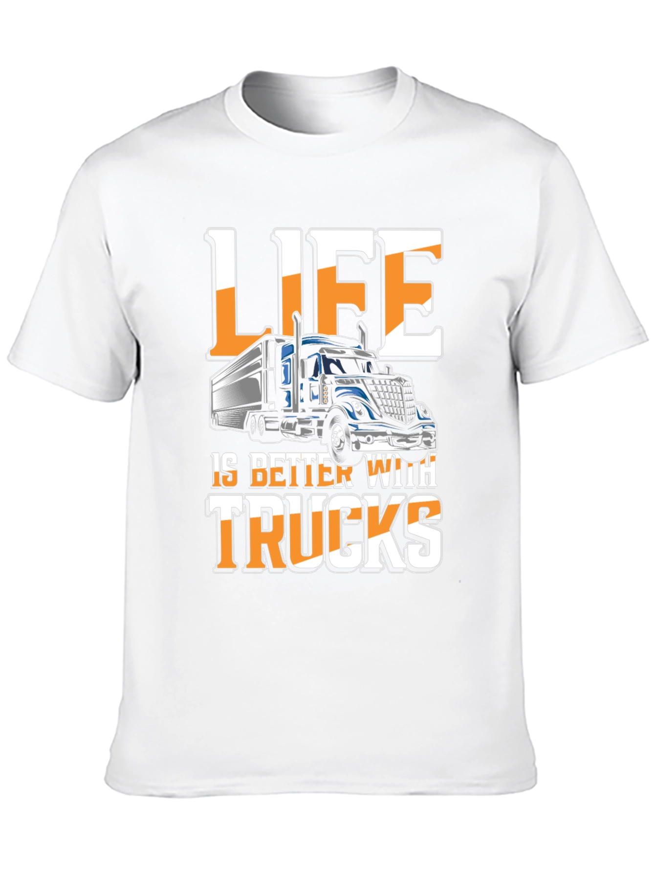 Black Life is Better with Trucks Graphic Tee view 10