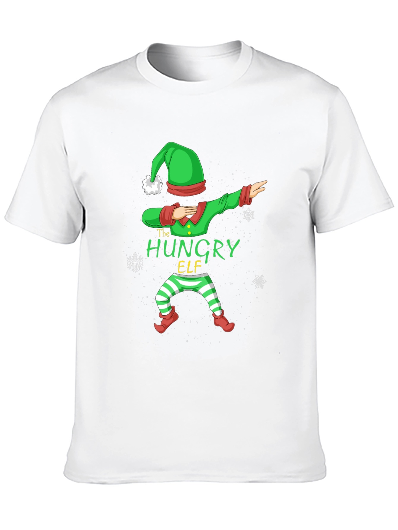 Black Hungry Elf Dab Black T-Shirt view 10