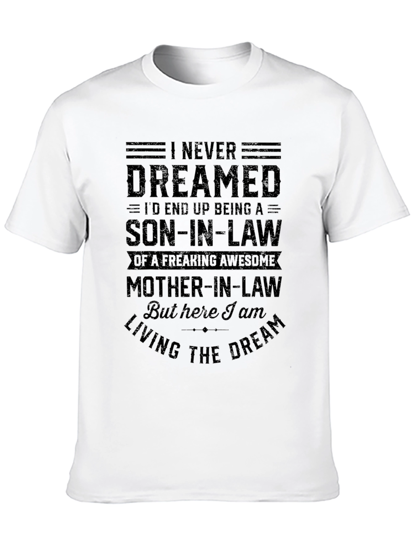 Black Son-in-Law Novelty Graphic T-Shirt view 10