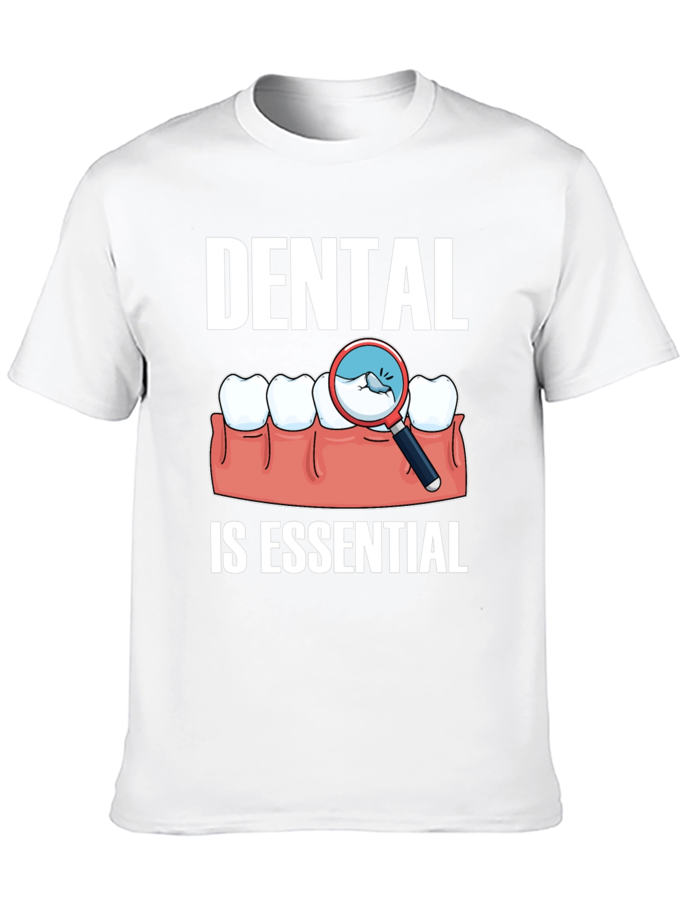 Black Dental Is Essential Graphic Tee view 10