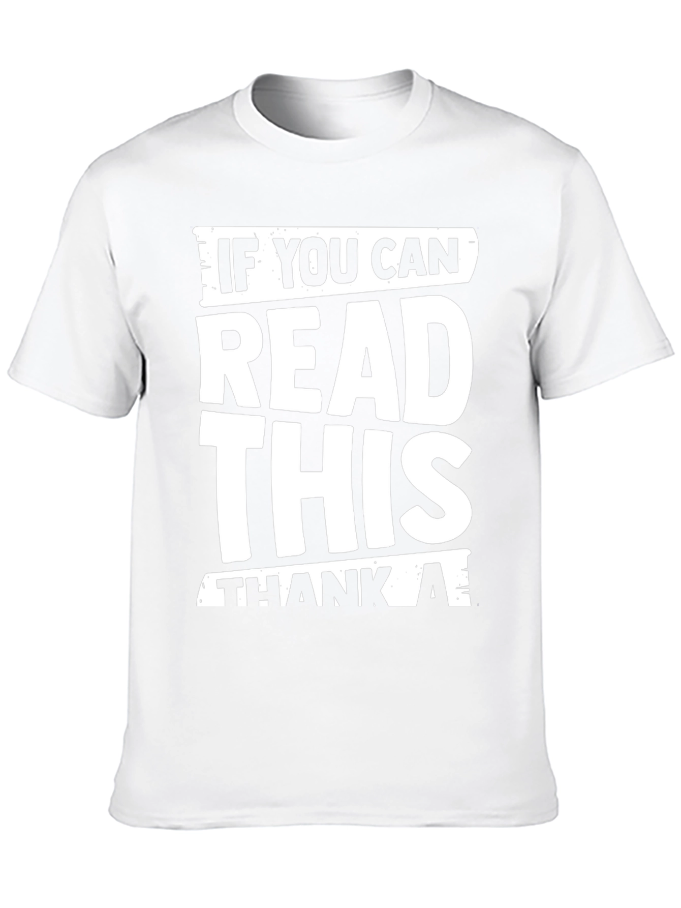Black Funny Graphic T-Shirt - If You Can Read This view 10