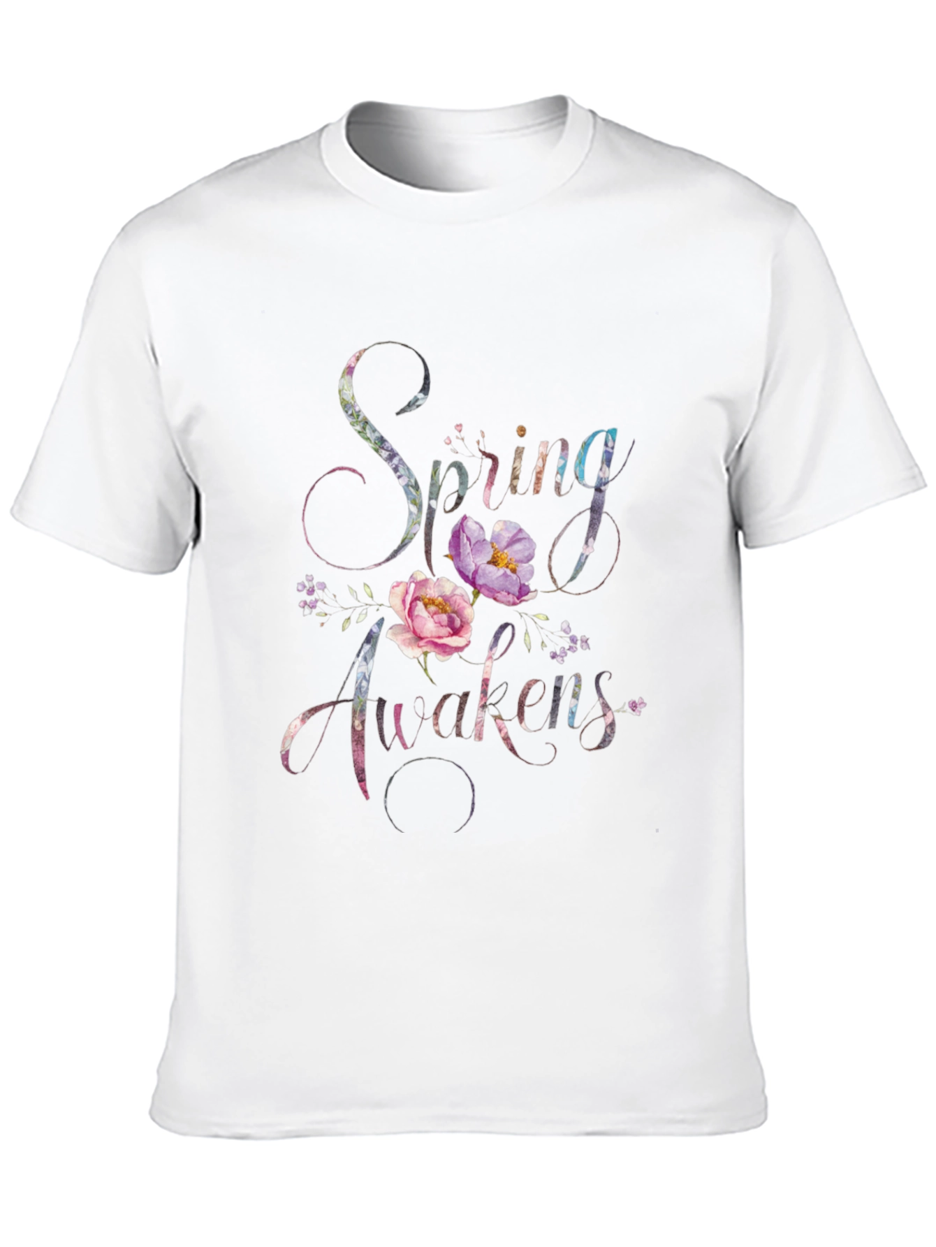 Black Spring Awakens Floral Print T-Shirt view 10