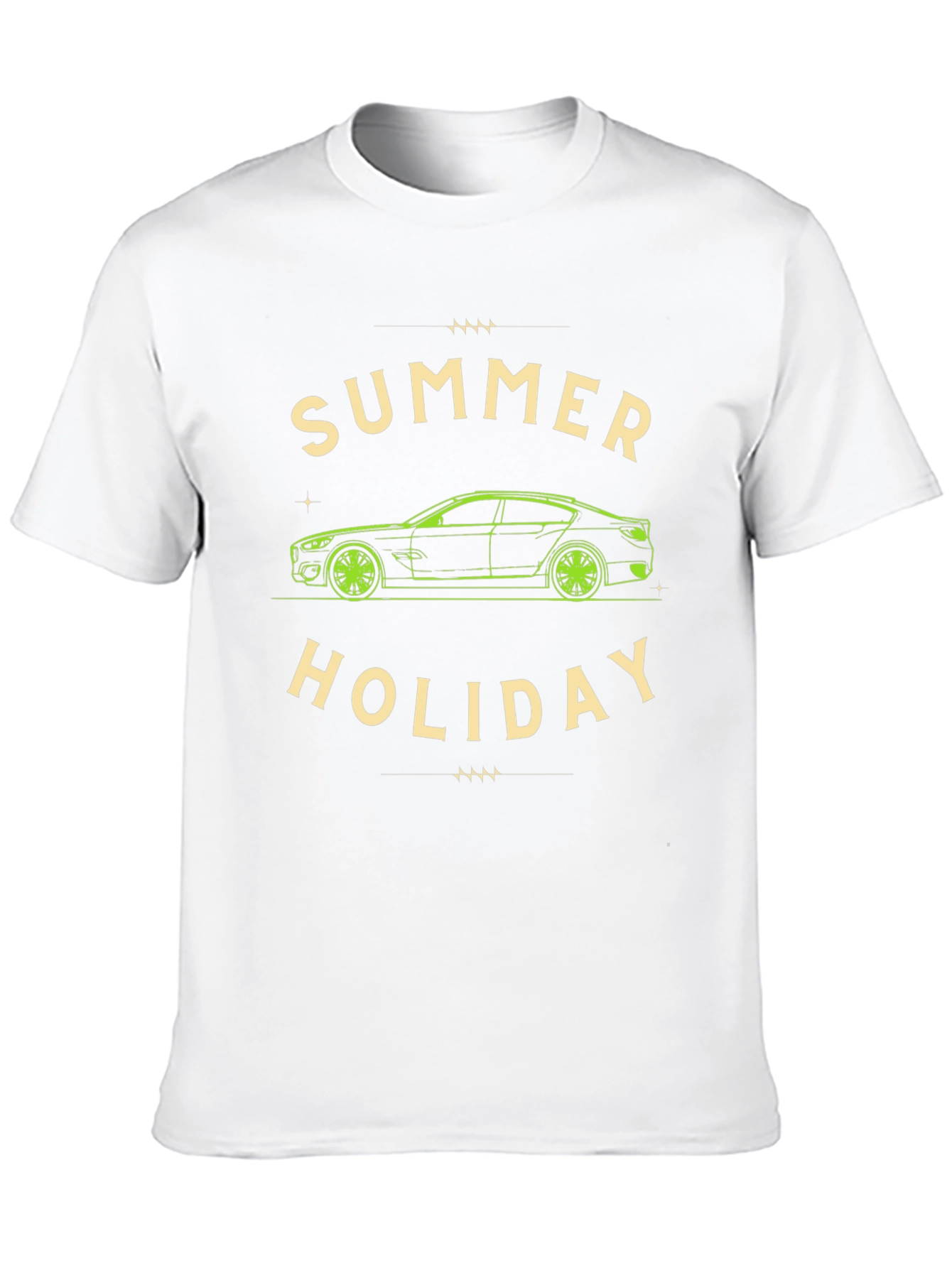 Black Summer Holiday Car T-Shirt view 10