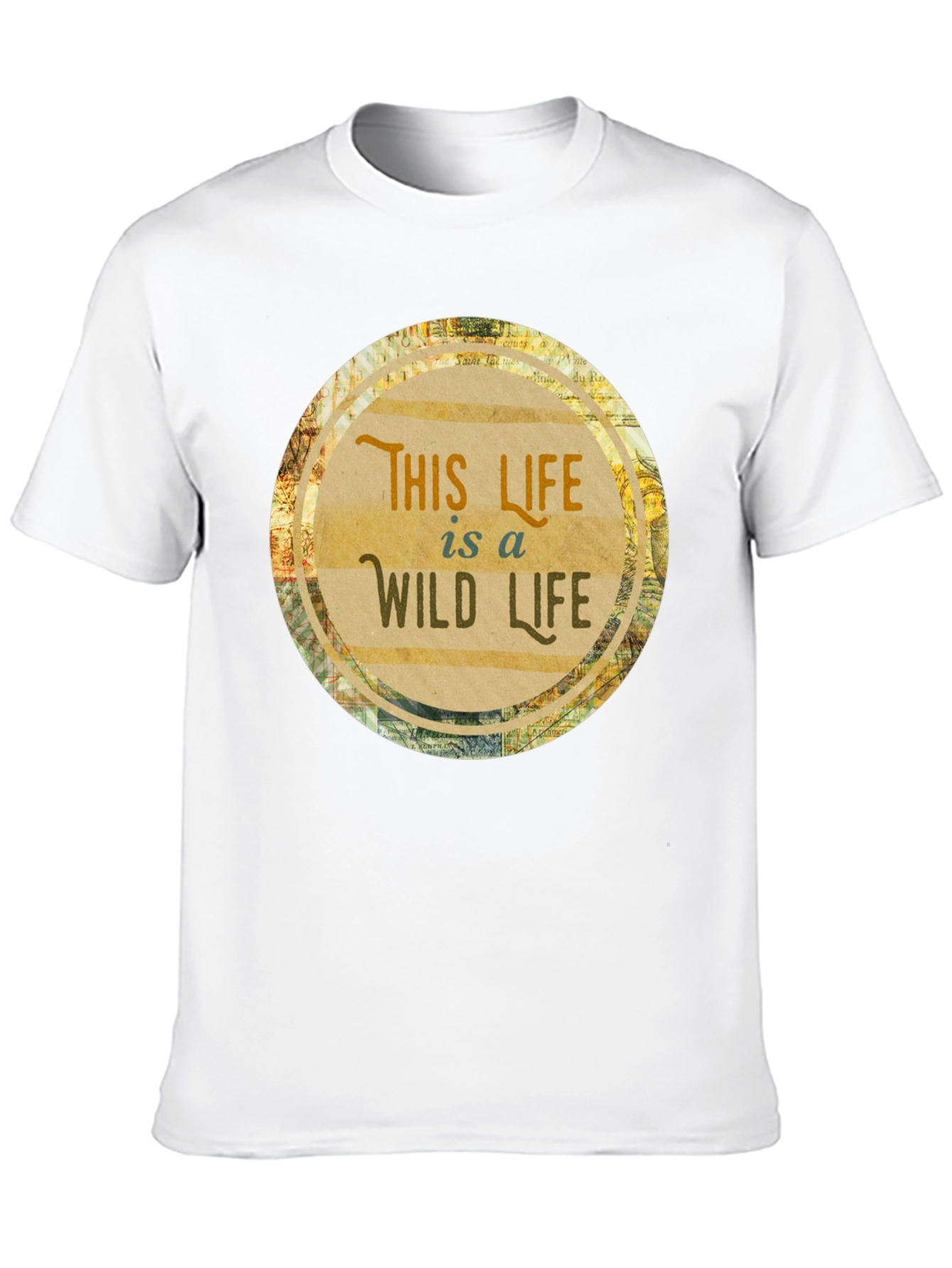 Black This Life Is A Wild Life T-Shirt view 10