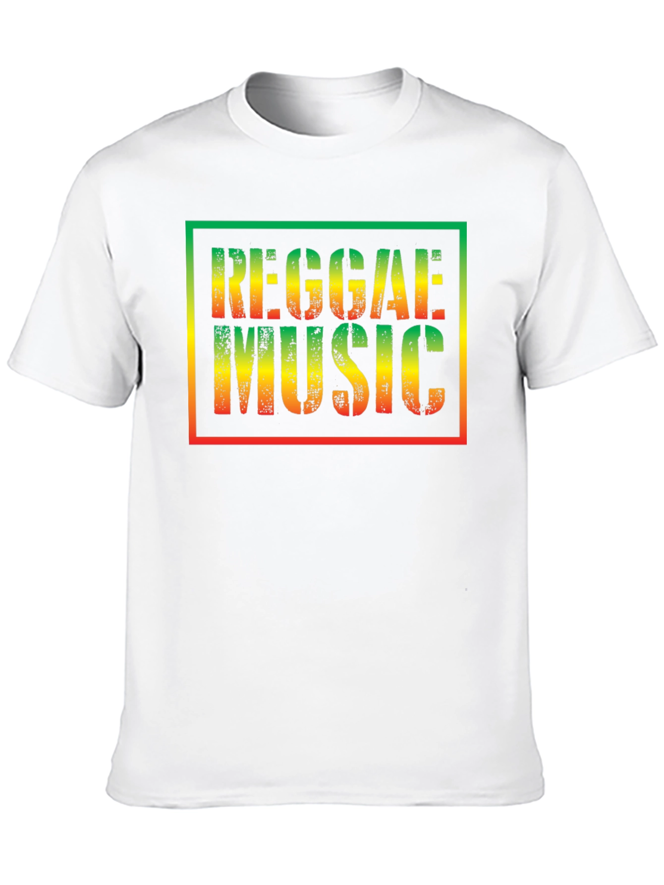 Black Reggae Music T-Shirt - Rasta Colors view 10