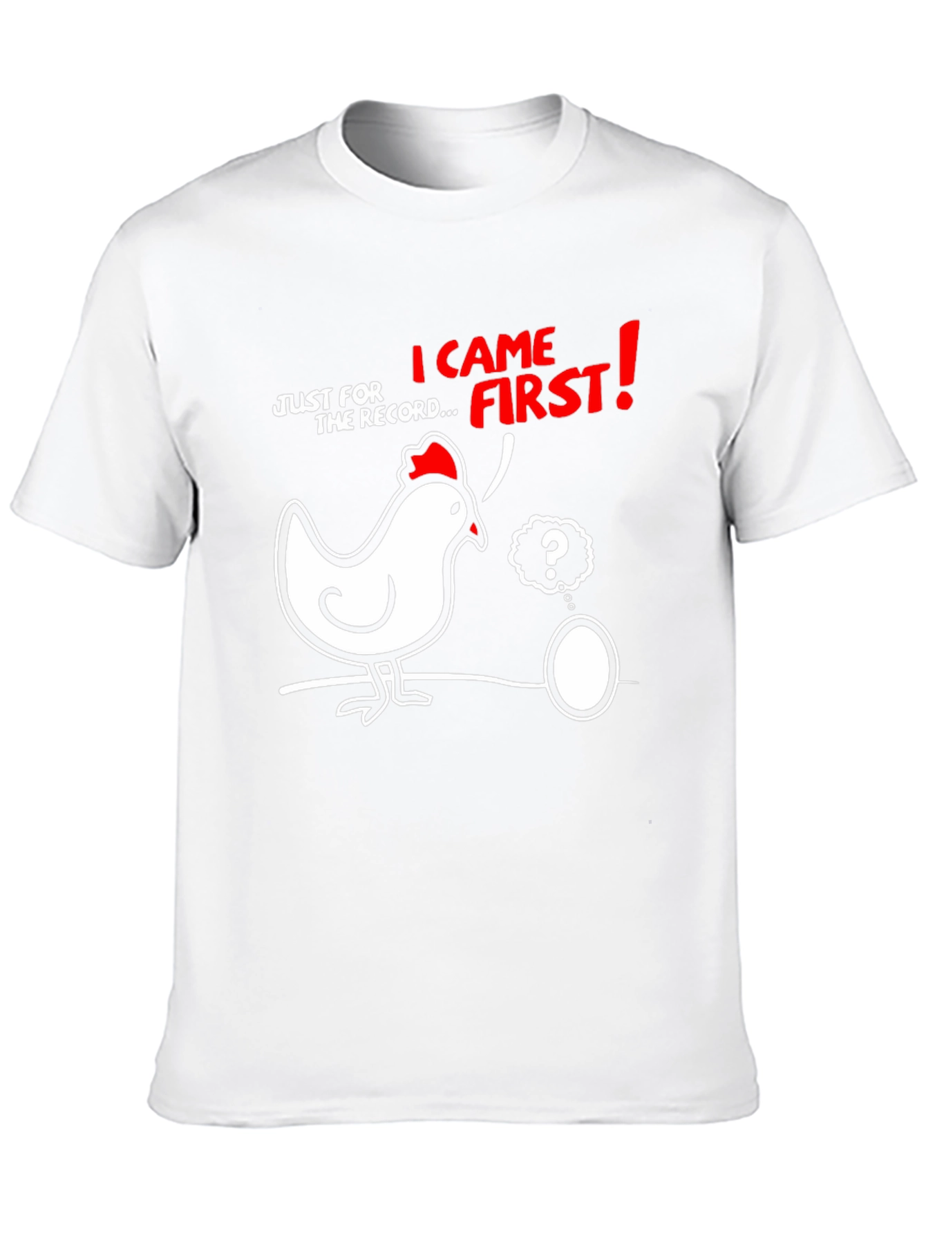 Black Chicken or Egg T-Shirt view 10