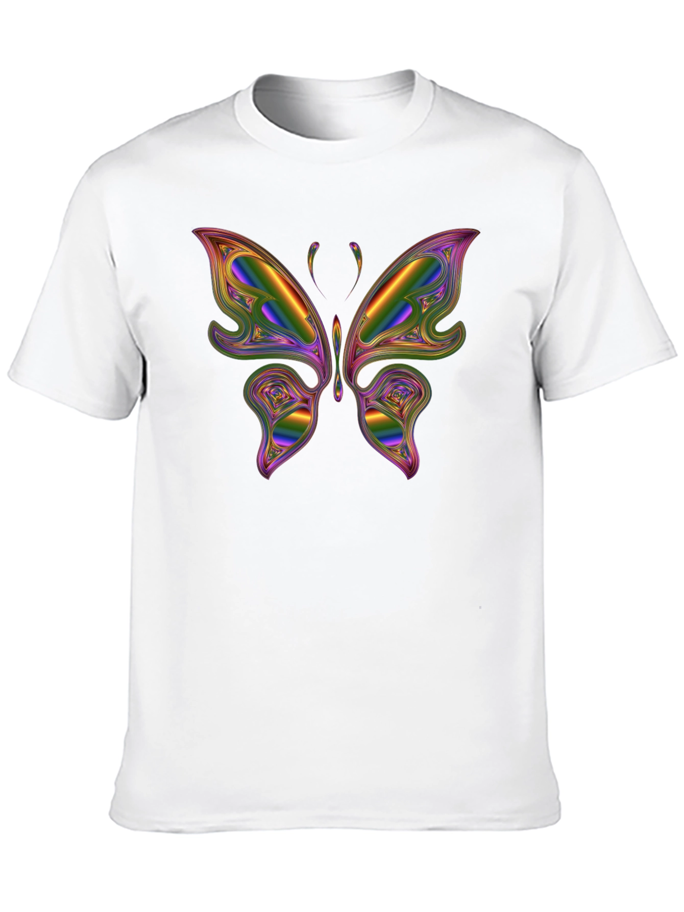 Black Rainbow Butterfly Graphic Tee view 10