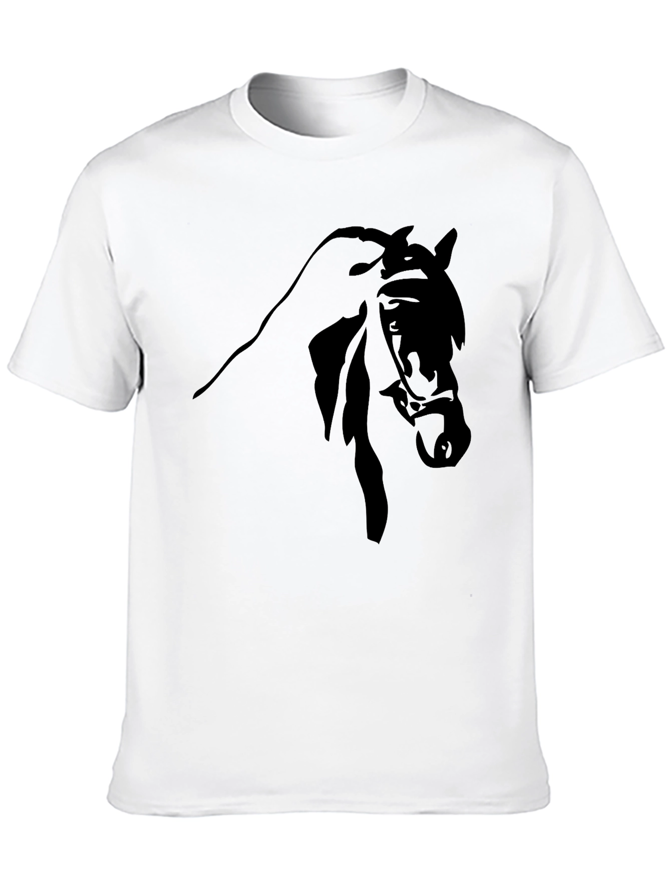 Black Black Horse Graphic Tee - Equestrian Style view 10