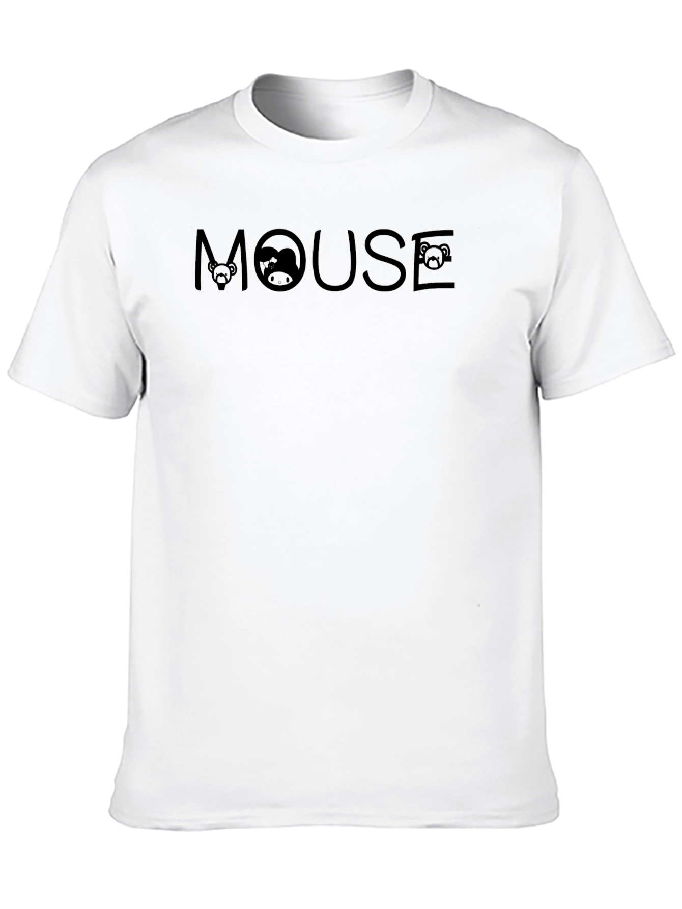 Black Men's Black 'Mouse' Graphic Tee view 10