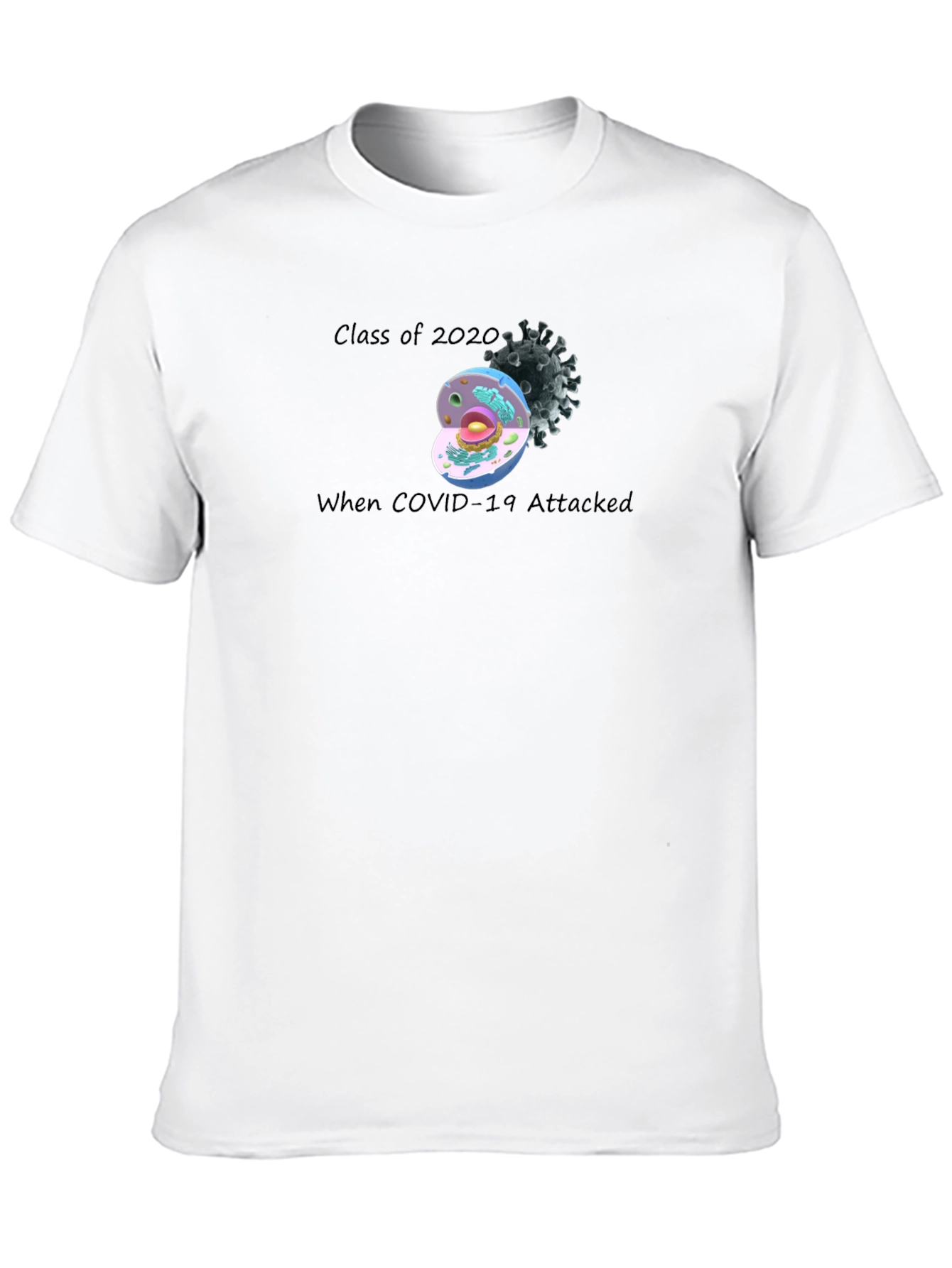 Black Class of 2020 COVID-19 Graphic T-Shirt view 10