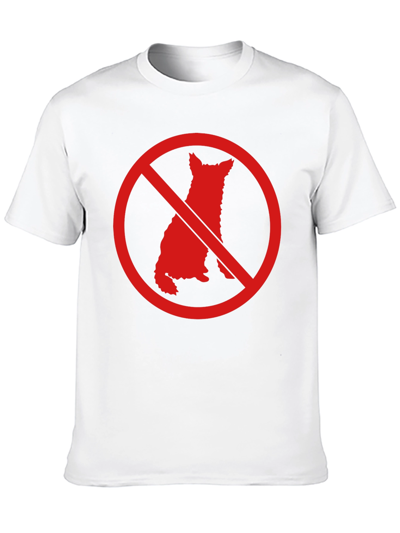 Black No Dogs Allowed Graphic T-Shirt - Men's Black Tee view 10