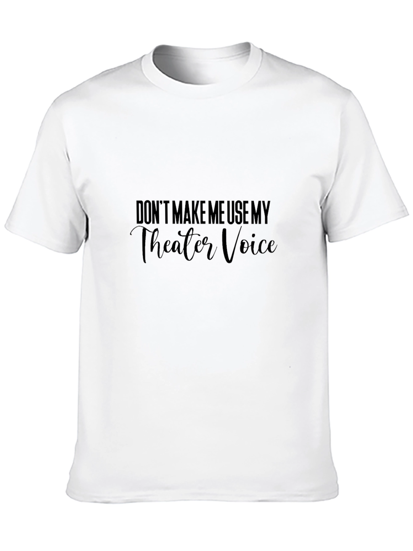 Theater Voice Black Graphic Tee - 10