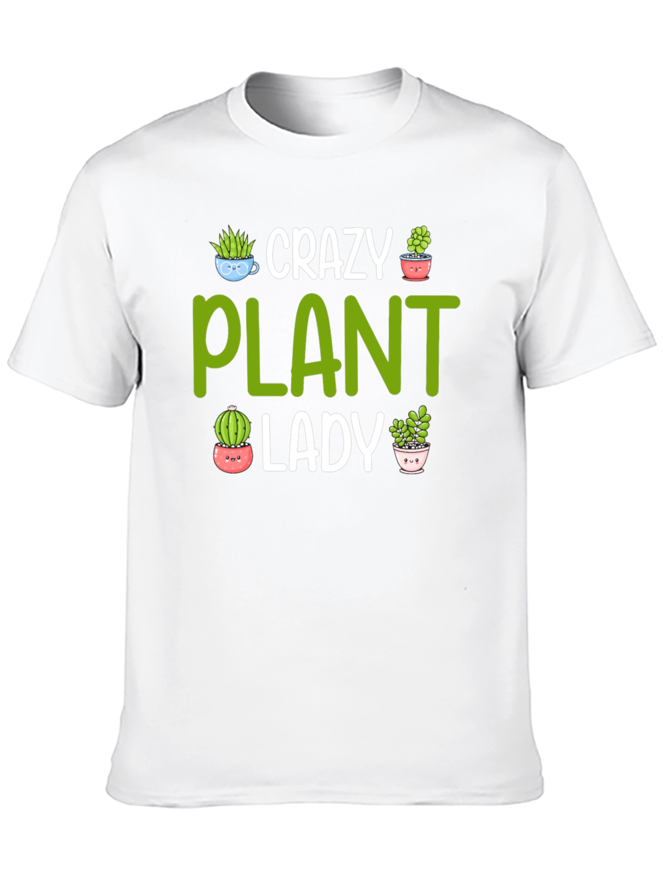 Black Crazy Plant Lady Graphic Tee view 10