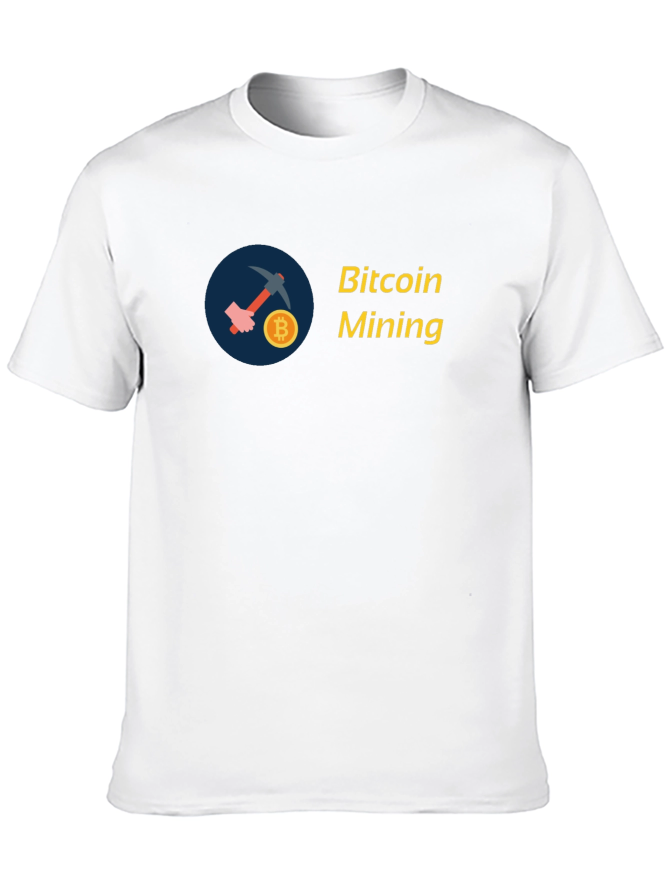 Black Bitcoin Mining T-Shirt - Crypto Design view 10