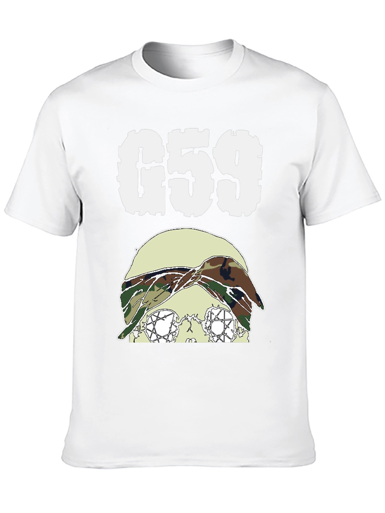 G59 Skull Graphic T-Shirt - Black - 10