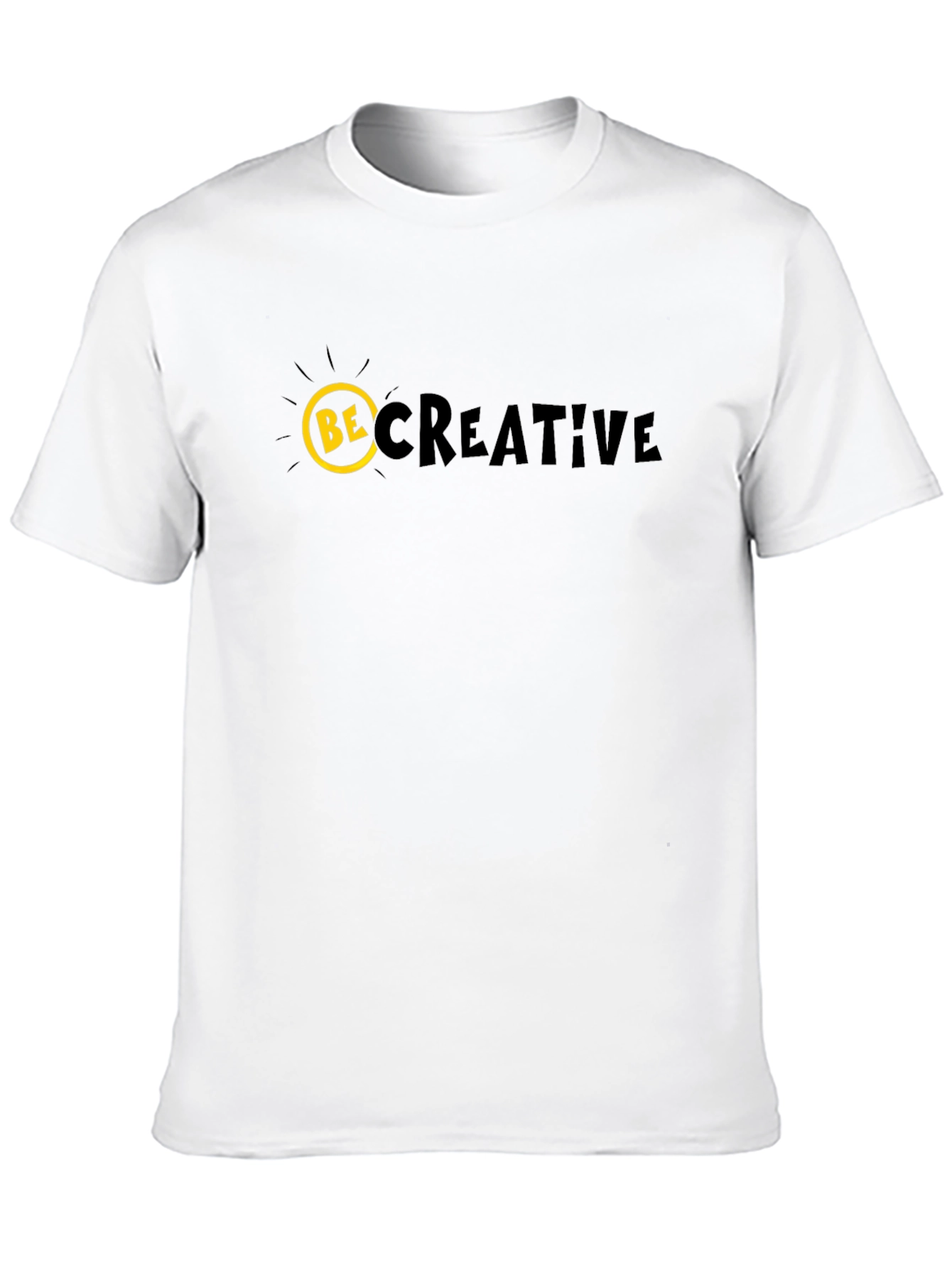 Black Be Creative Graphic T-Shirt view 10
