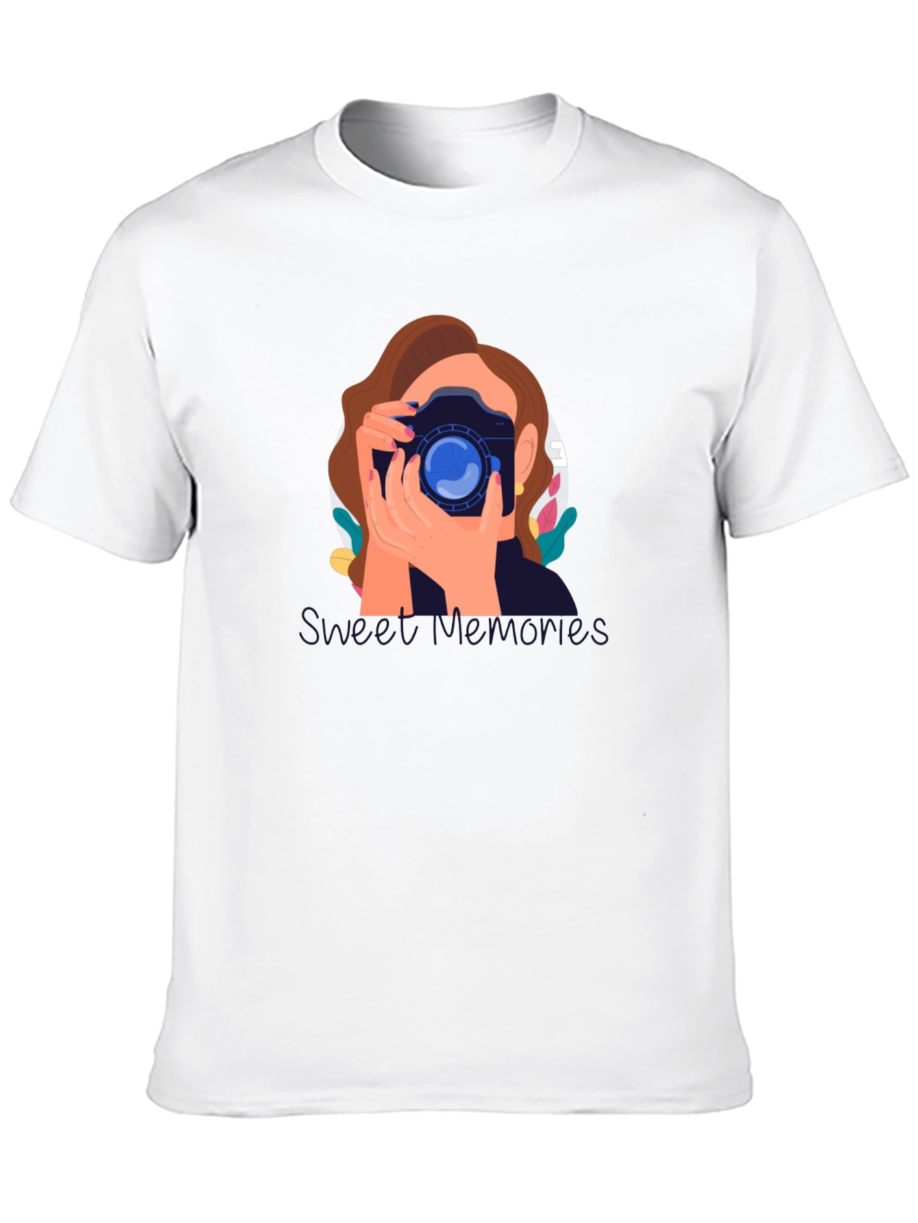 Black Photographer Graphic T-Shirt - Unisex Cotton Tee view 10