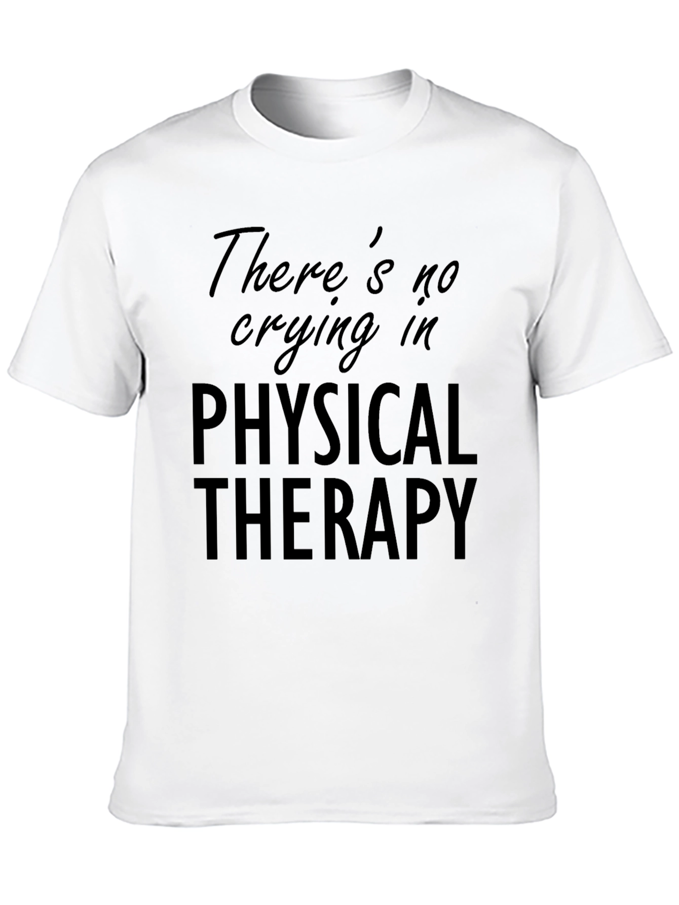Black Funny Physical Therapy T-Shirt view 10
