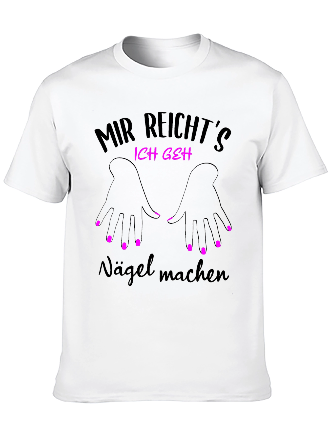Black Nail Salon T-Shirt - Mir Reicht's Ich Geh Nagel Machen view 10