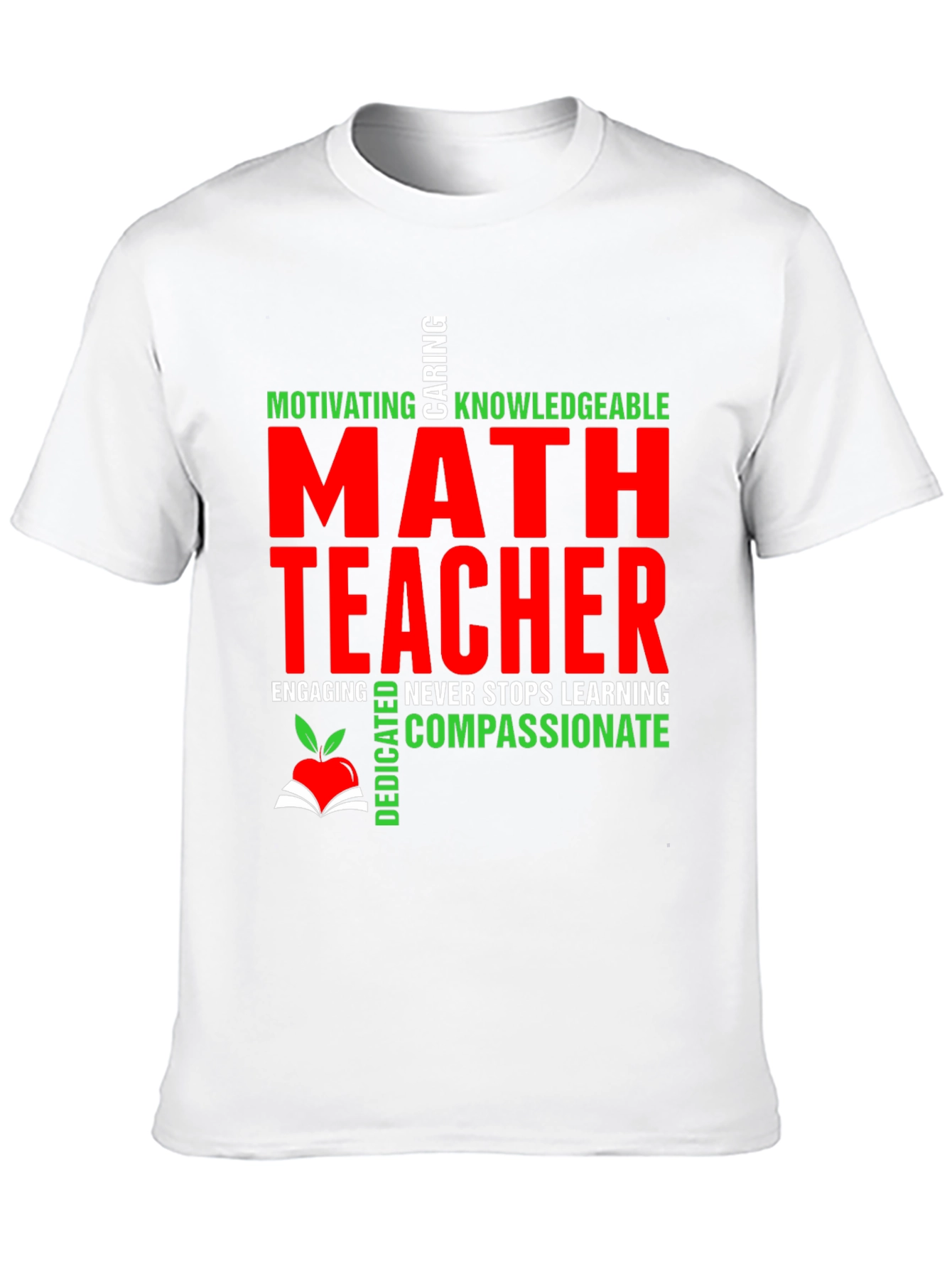 Black Math Teacher Graphic T-Shirt view 10
