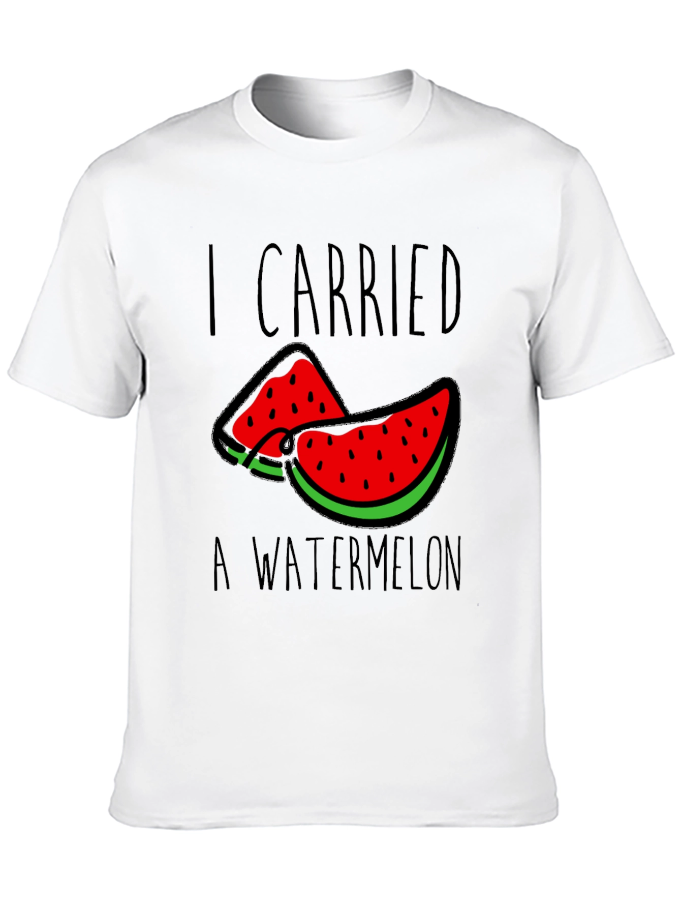 Black I Carried a Watermelon Graphic Tee view 10