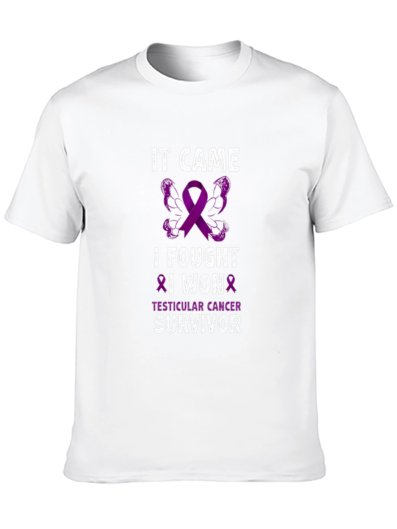 Black Testicular Cancer Survivor T-Shirt view 10
