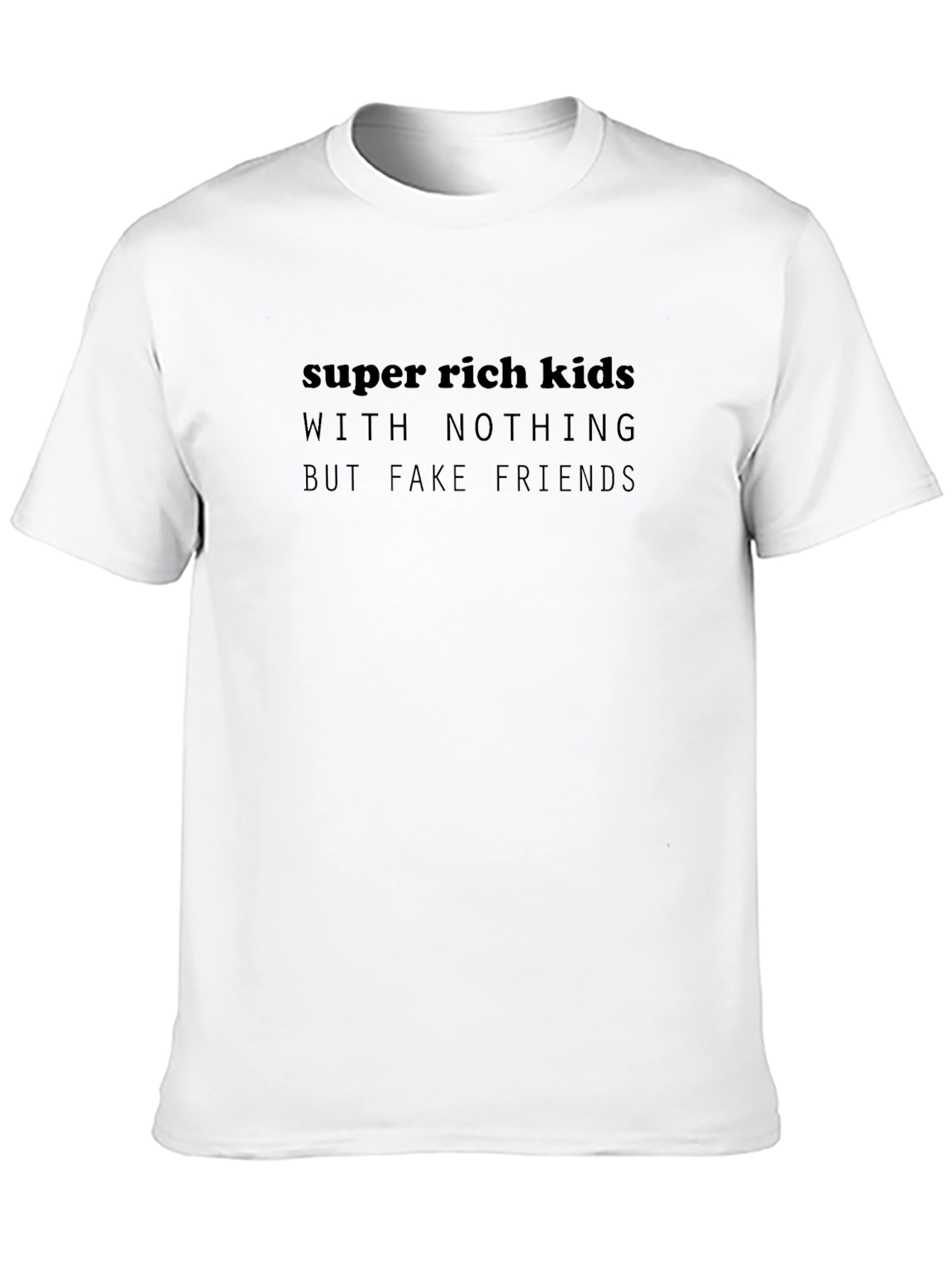 Black Super Rich Kids Graphic T-Shirt - Black view 10