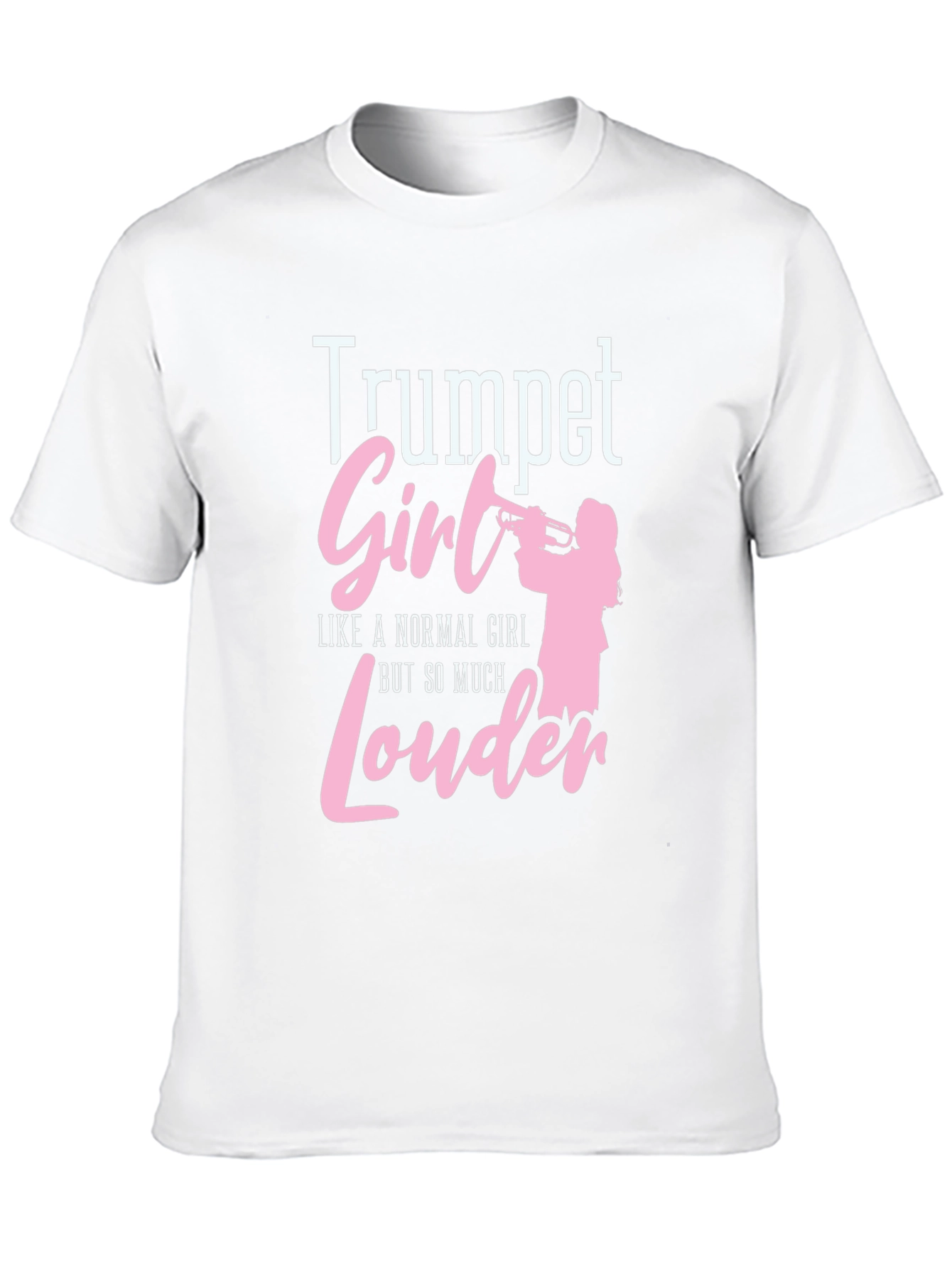 Black Trumpet Girl T-Shirt - Loud & Proud! view 10