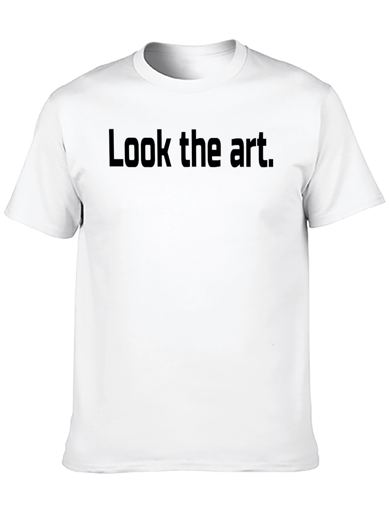 Black Look the Art Graphic T-Shirt - Modern Style view 10