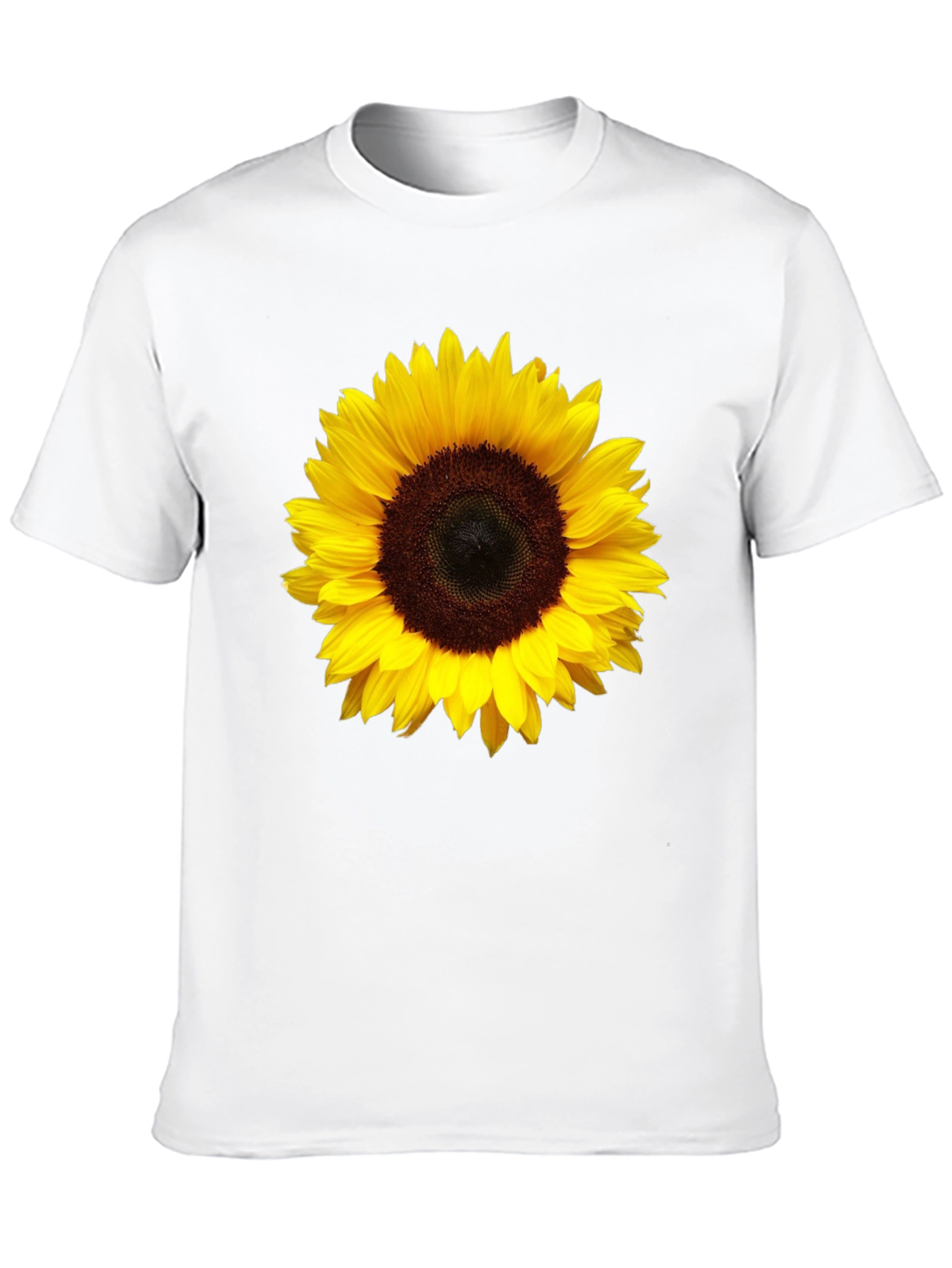 Black Sunflower Graphic Print Black T-Shirt view 10
