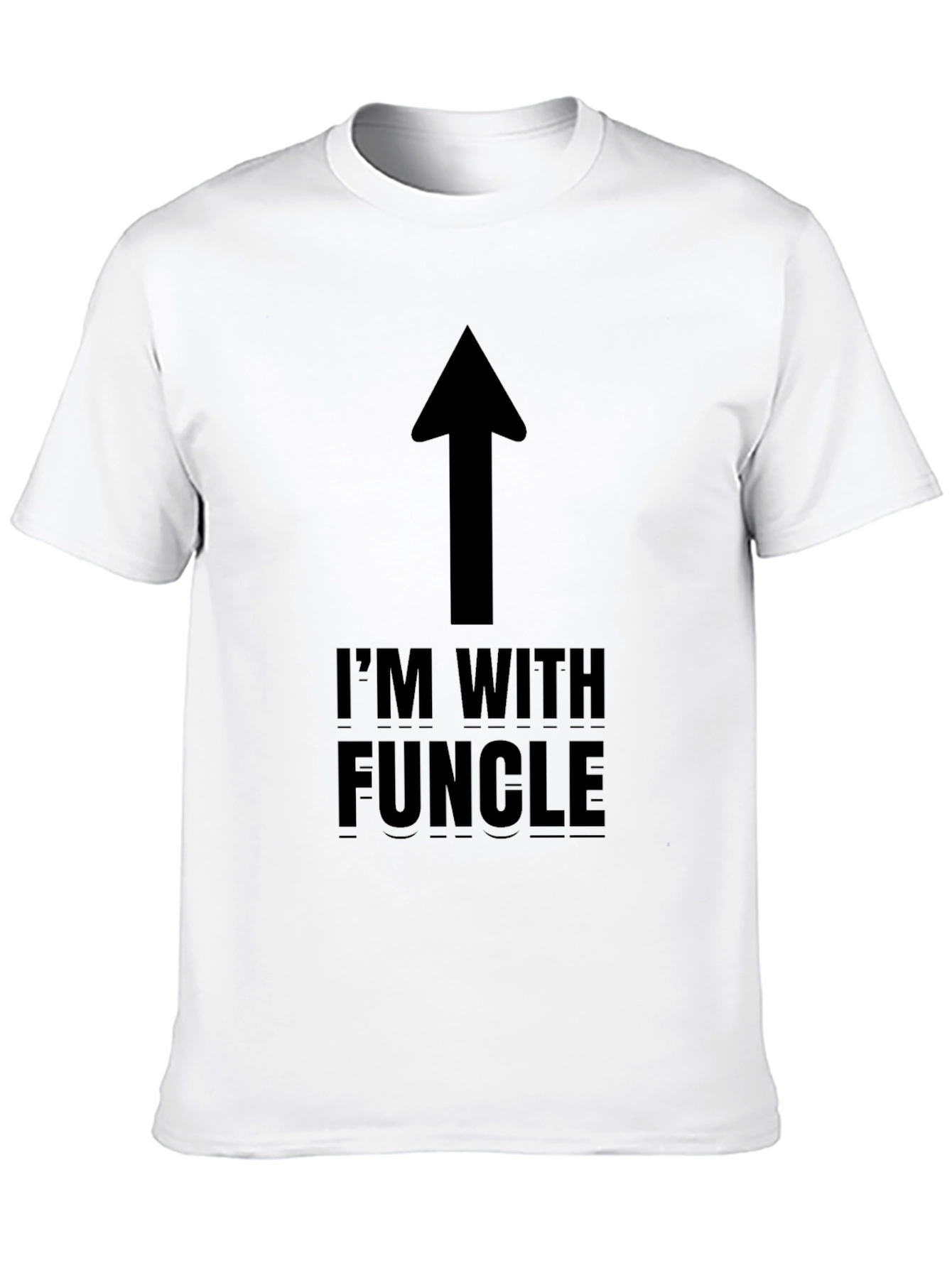 Black I'm With Funcle T-Shirt - Funny Uncle Gift view 10
