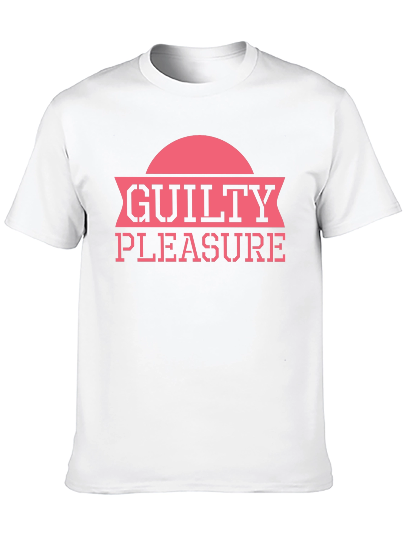 Black Guilty Pleasure Graphic Tee - Black Cotton T-Shirt view 10
