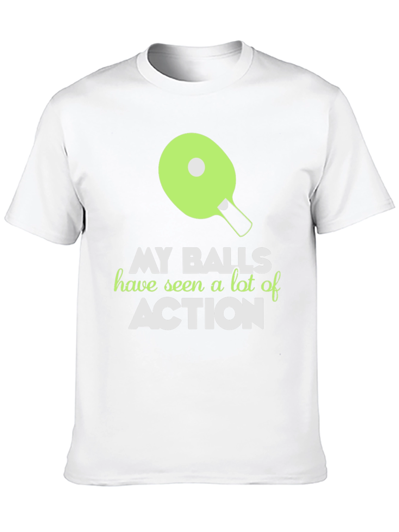 Black My Balls Have Seen Action Funny T-Shirt view 10
