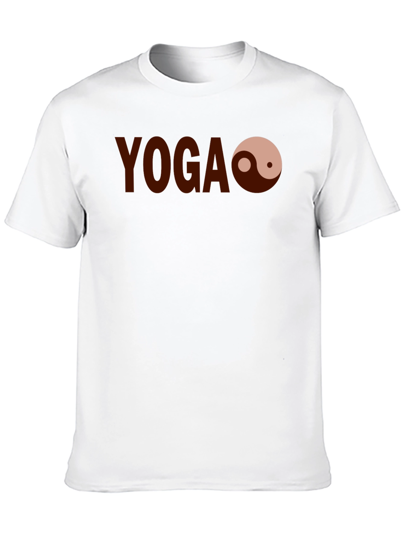 Black Yoga Yin Yang Graphic Tee - Comfortable Cotton Blend Shirt view 10