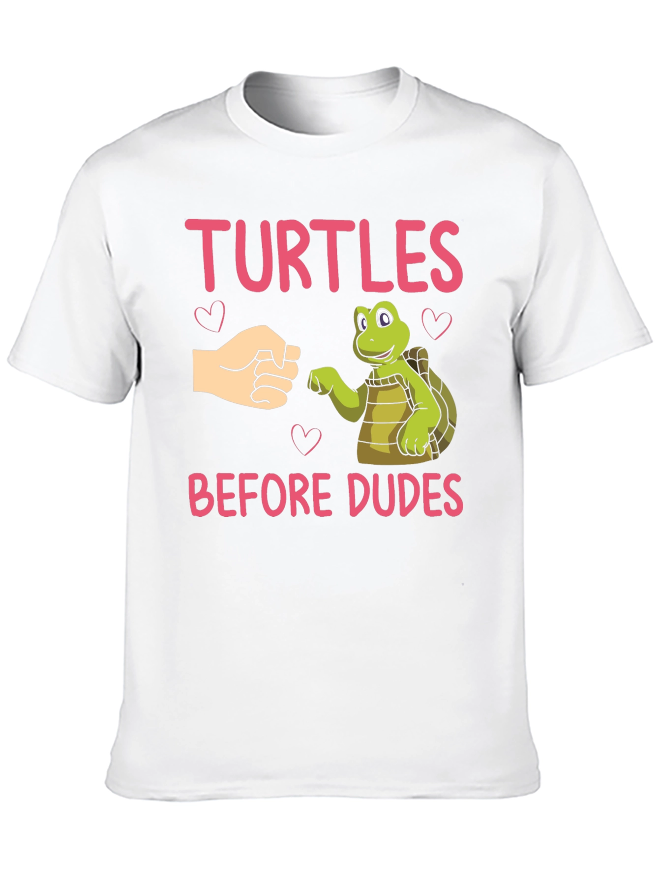 Black Turtles Before Dudes Black T-Shirt view 10