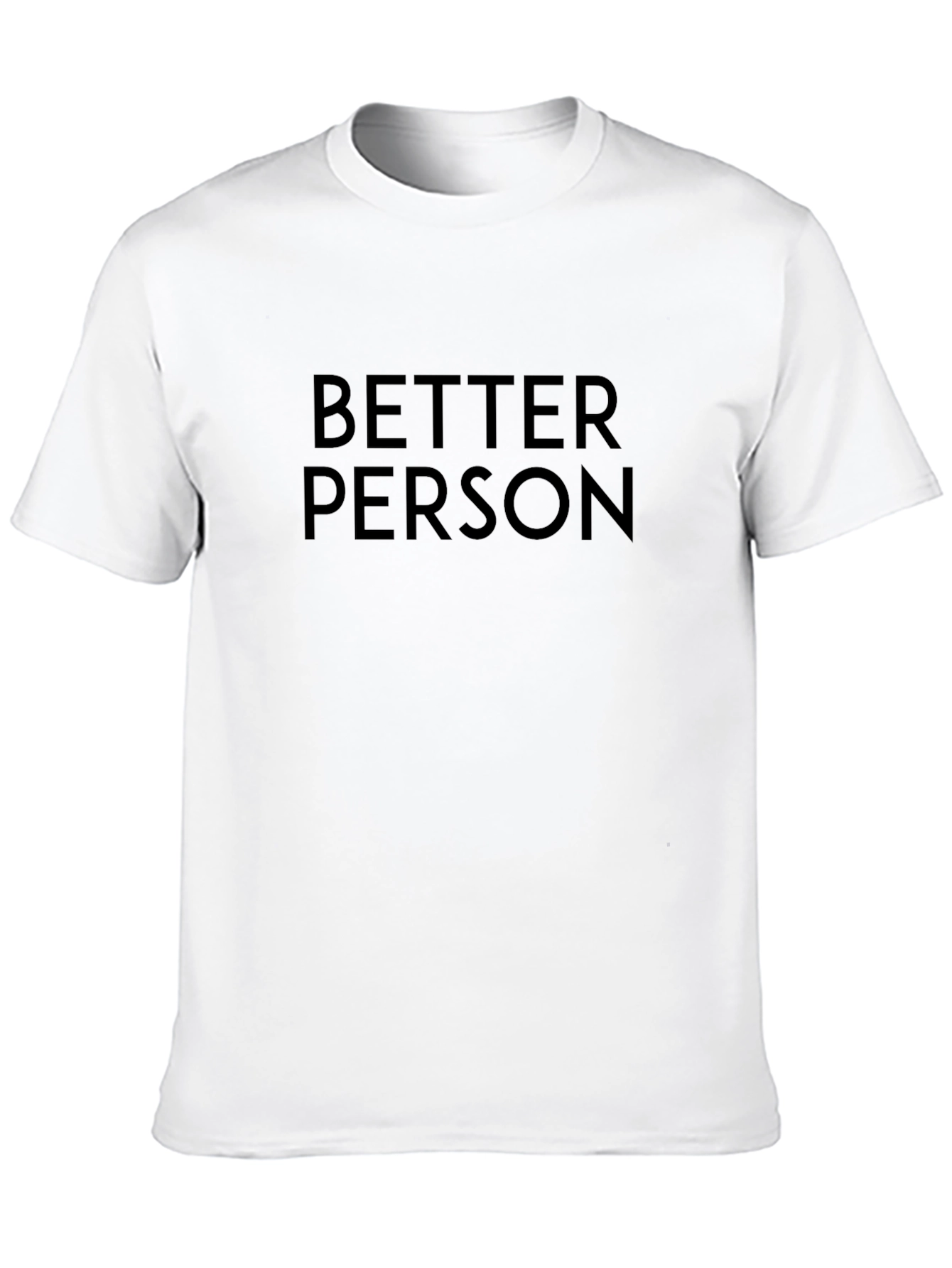 Black Better Person Black Graphic Tee view 10