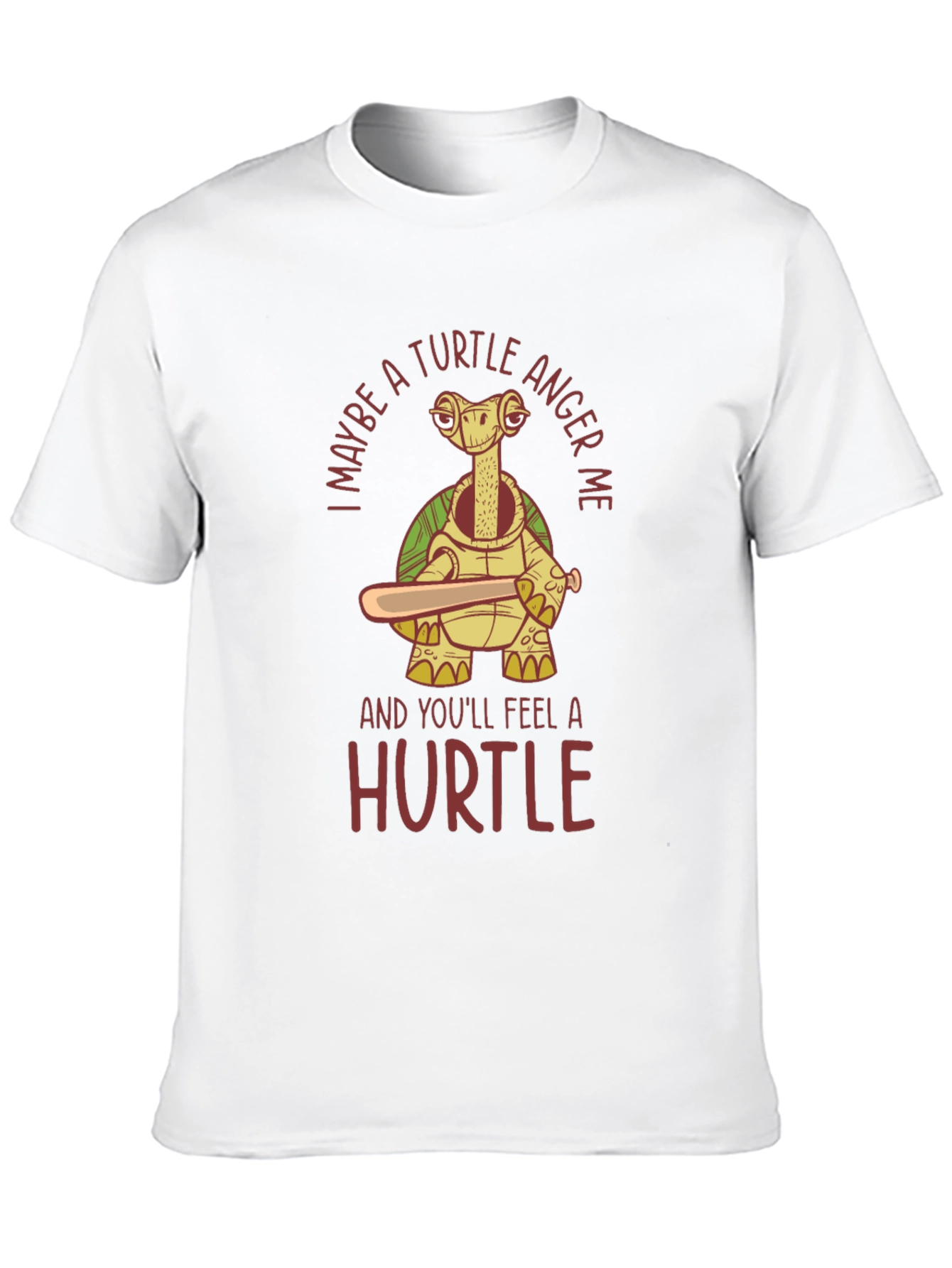 Black Turtle Anger Funny Graphic T-Shirt view 10