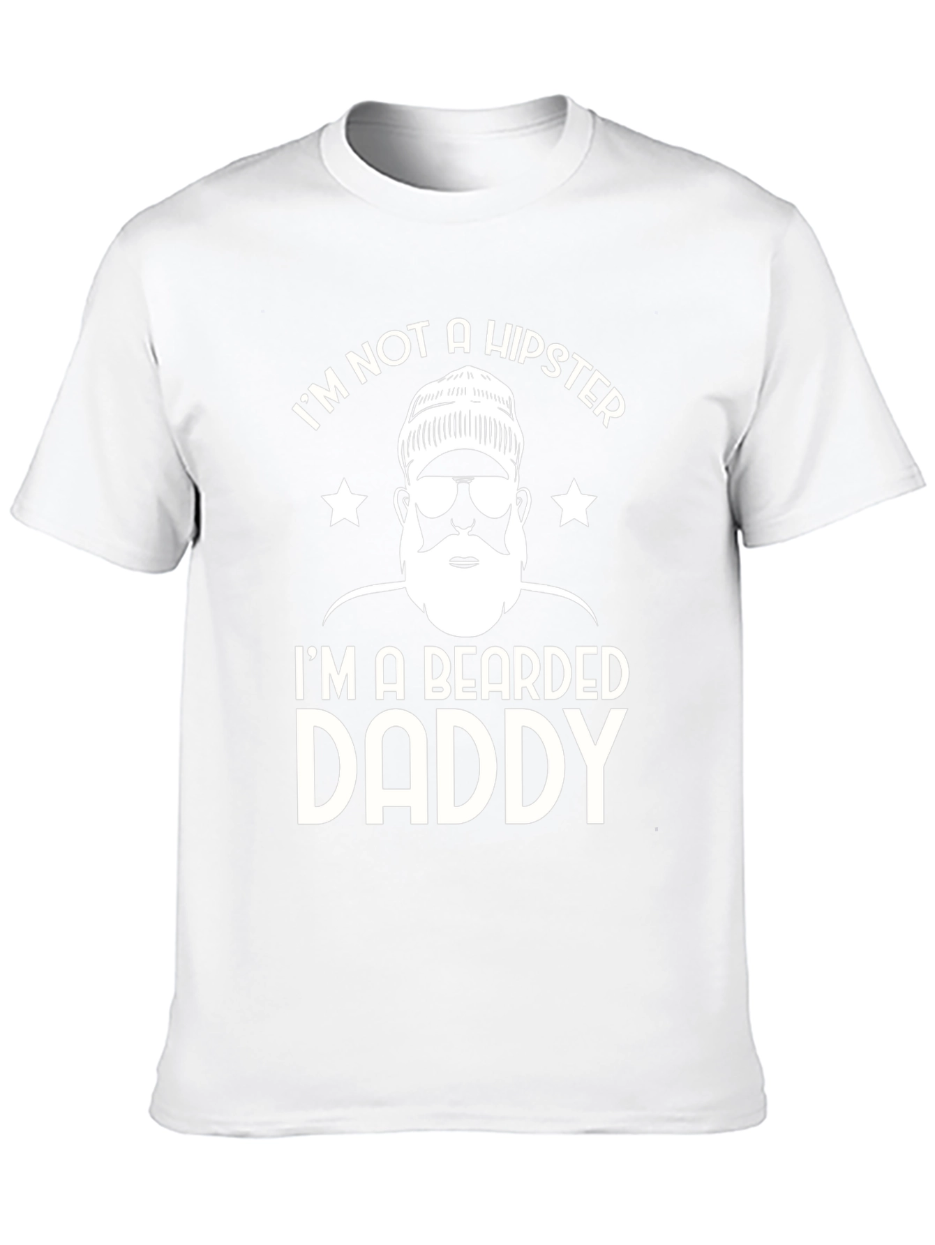 Black Bearded Daddy T-Shirt - Novelty Graphic Tee view 10